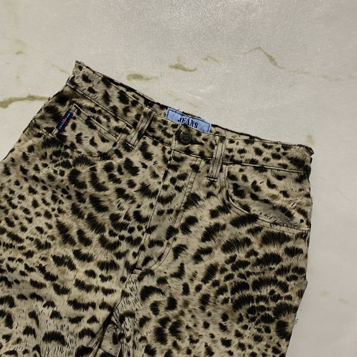 Les Copains Jeans Les Copains Skinny Animals Leopard Size 28" / US 6 / IT 42 - 2 Thumbnail