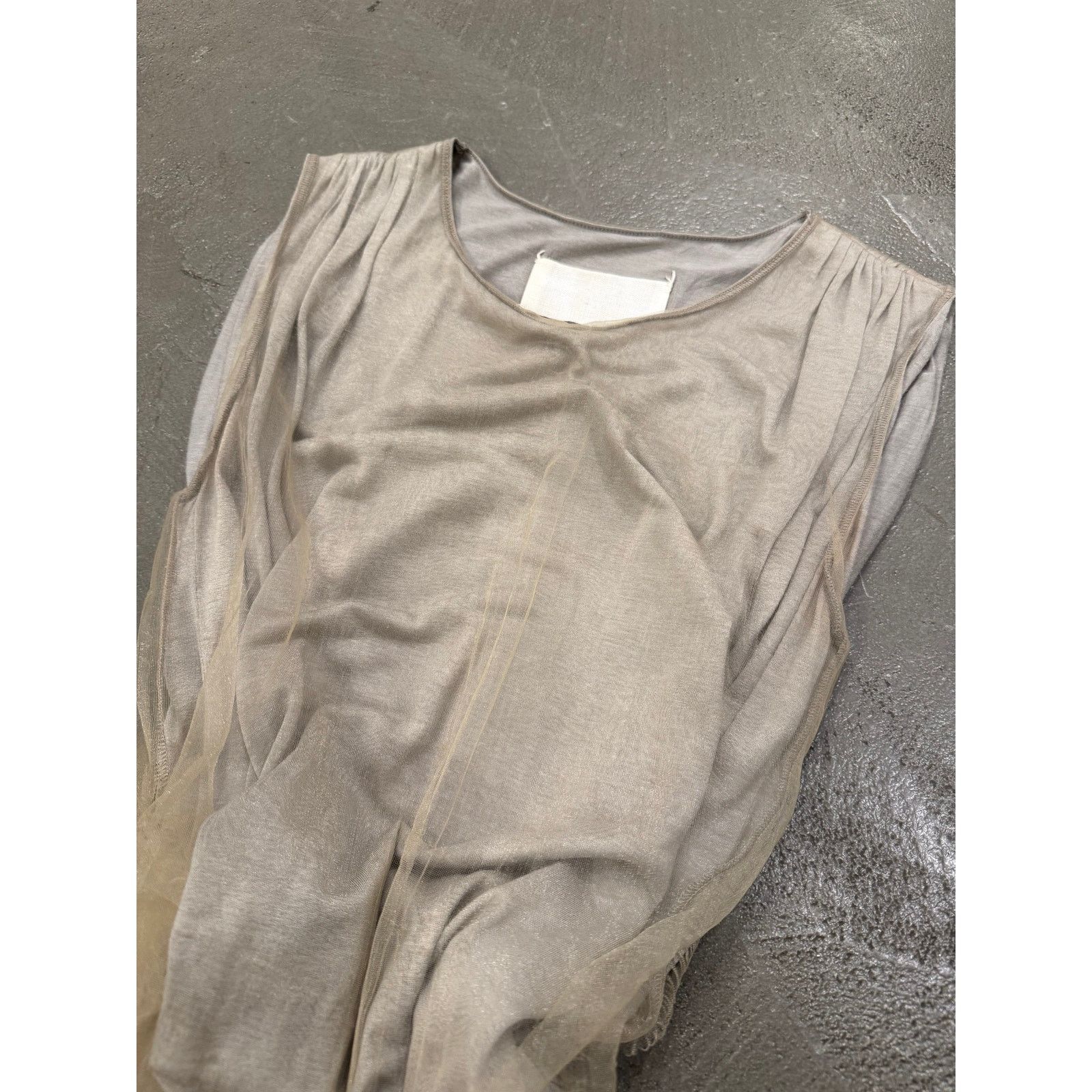 Maison Margiela 2000s Maison Margiela Miss Deanna double layered tank top Size S / US 4 / IT 40 - 2 Thumbnail