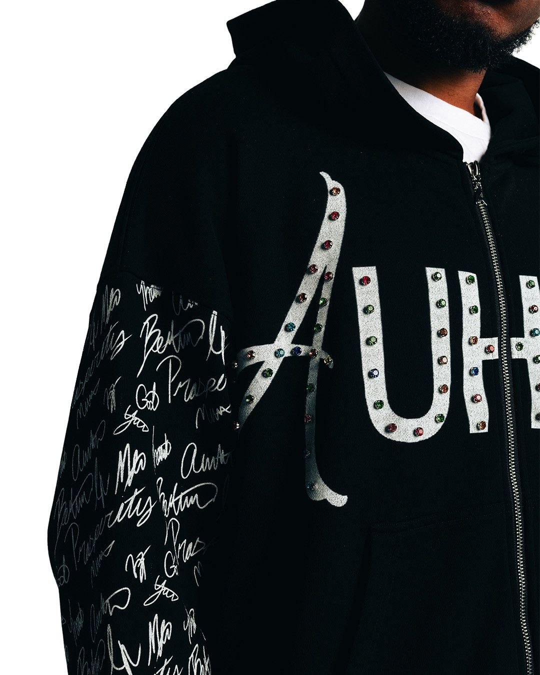 Other Auhlot ‘Introvert’ Gemstone Zip Up Size US L / EU 52-54 / 3 - 3 Thumbnail
