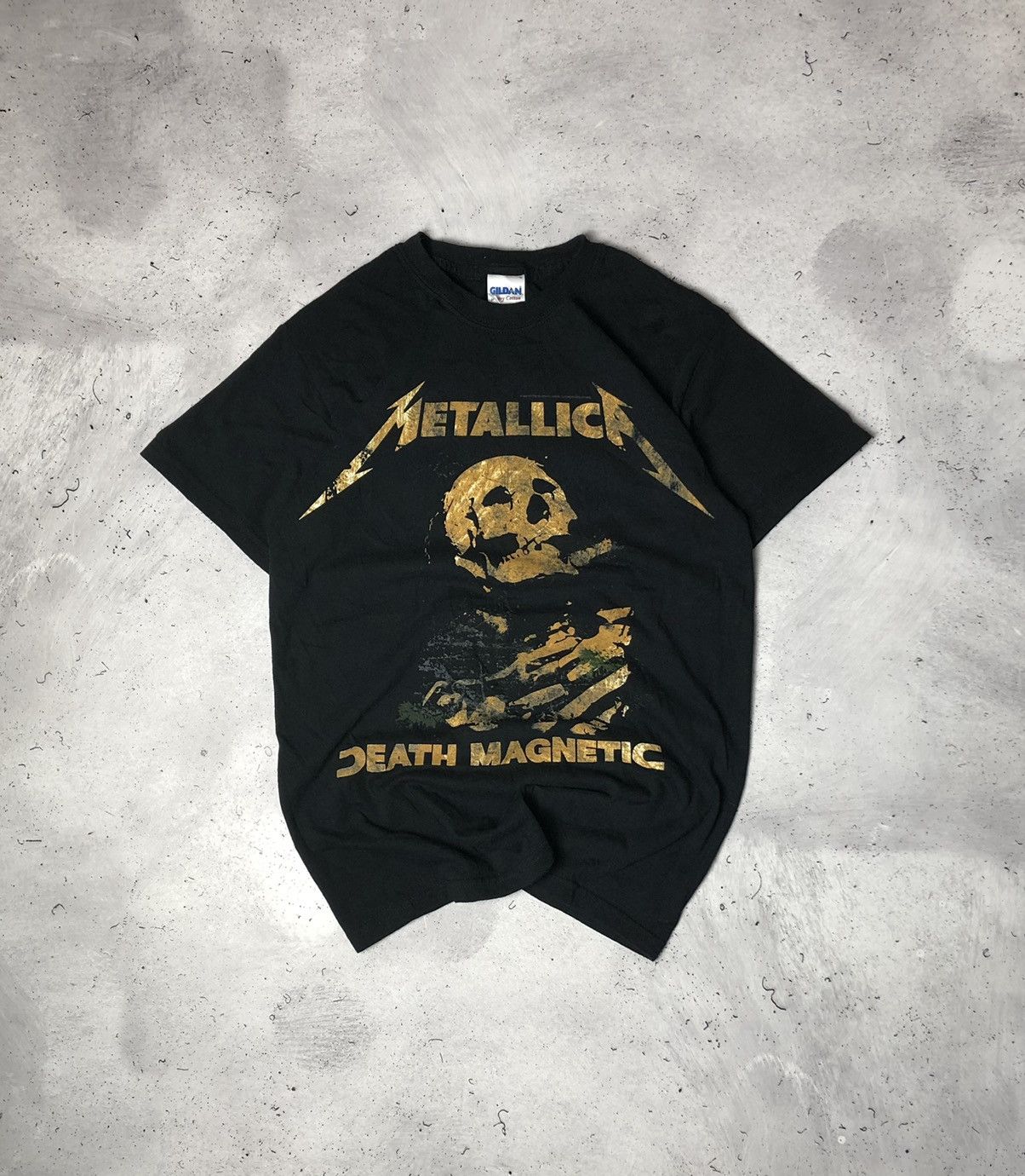 Band Tees × Metallica × Vintage Vintage Metallica Death Magnetic World Tour T-Shirt 2009 Size US S / EU 44-46 / 1 - 1 Thumbnail