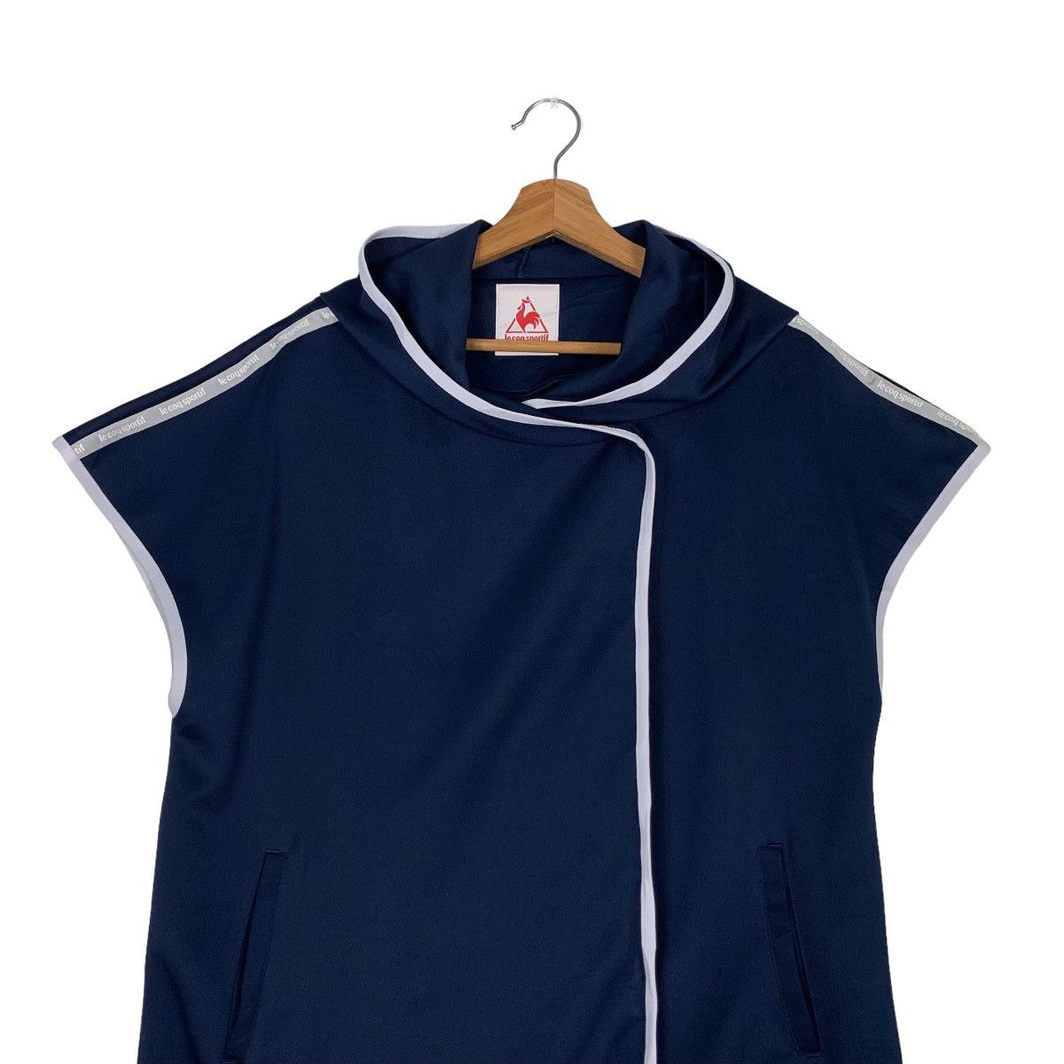 Le Coq Sportif LE COQ SPORTIF Hoodie Sleeveless Jacket #0125-C7 Size US L / EU 52-54 / 3 - 3 Thumbnail