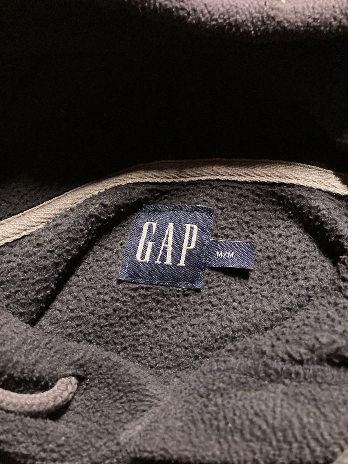 Gap × Vintage ⛩️ Gap Vintage fleece center logo Hoodie Y2K style baggy 90s Size US M / EU 48-50 / 2 - 4 Thumbnail
