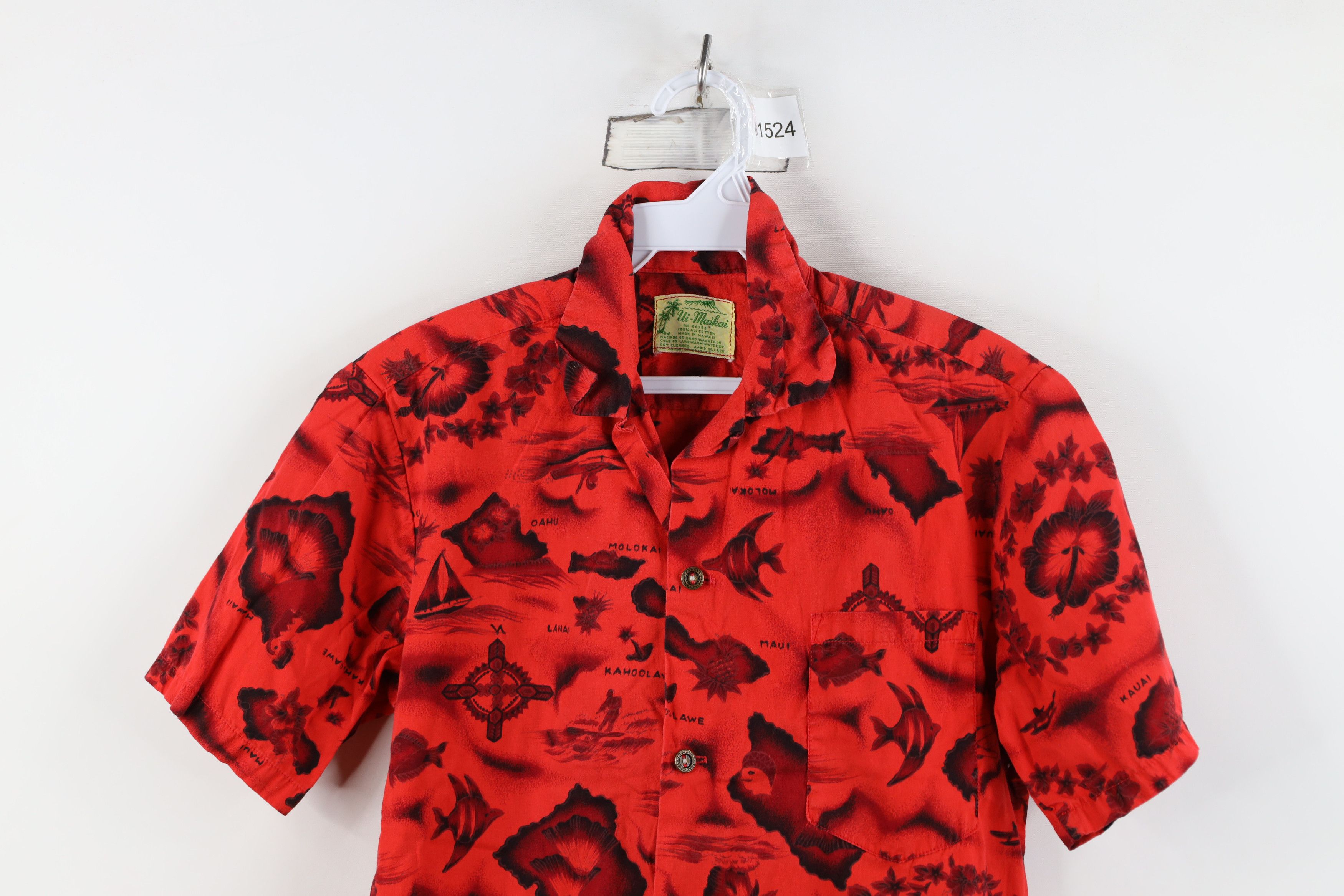 Vintage Vintage 50s 60s Rockabilly Collar Hawaiian Button Shirt USA Size US S / EU 44-46 / 1 - 2 Thumbnail