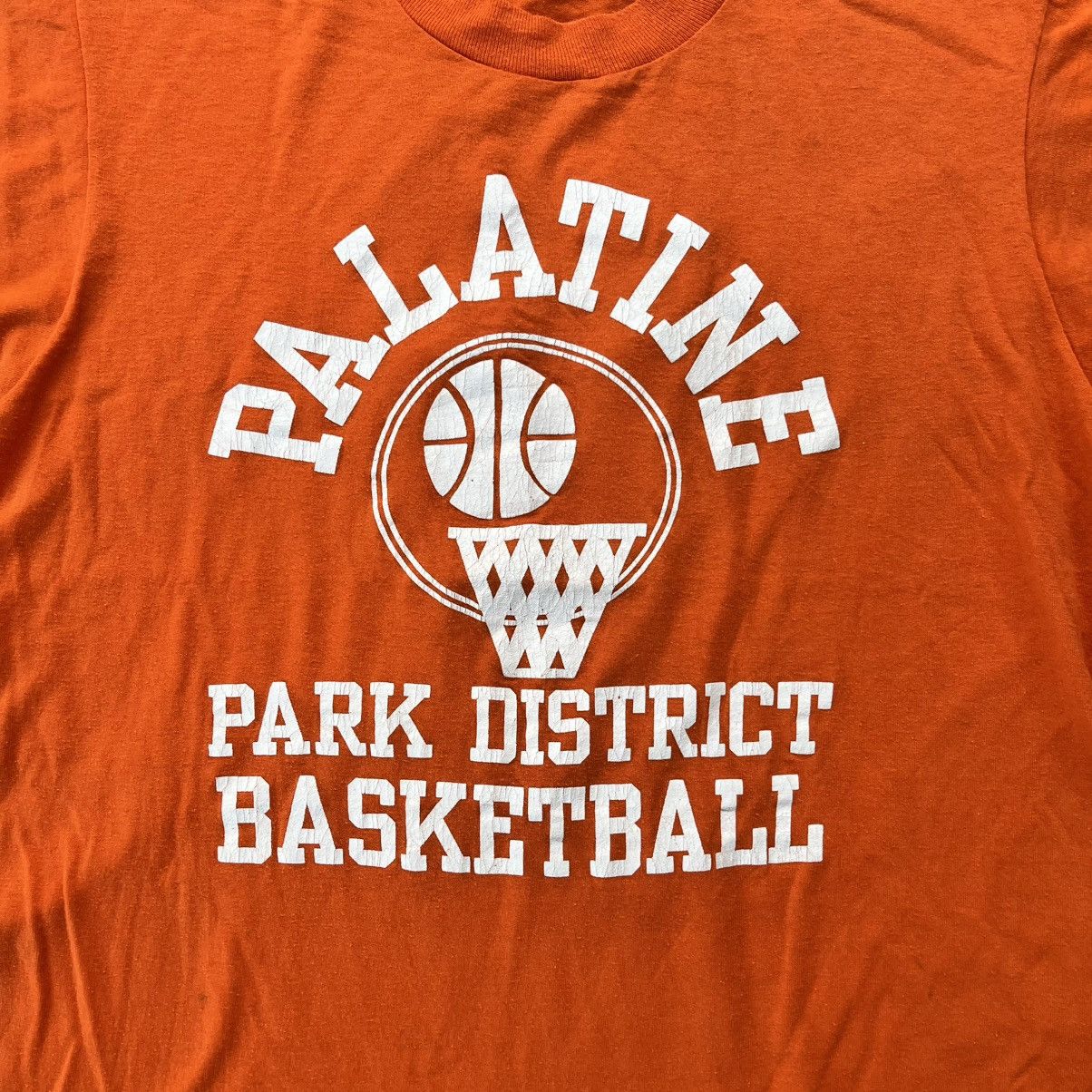 Vintage 1980s Palatine Park District Basketball tee Size US XXS / EU 40 - 2 Thumbnail