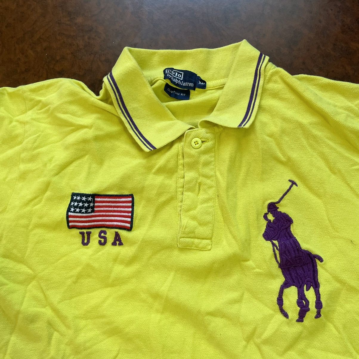 Polo Ralph Lauren × Ralph Lauren Polo Ralph Lauren 🇺🇸 USA FLAG tee shirt Chief Keef Size US XL / EU 56 / 4 - 2 Thumbnail