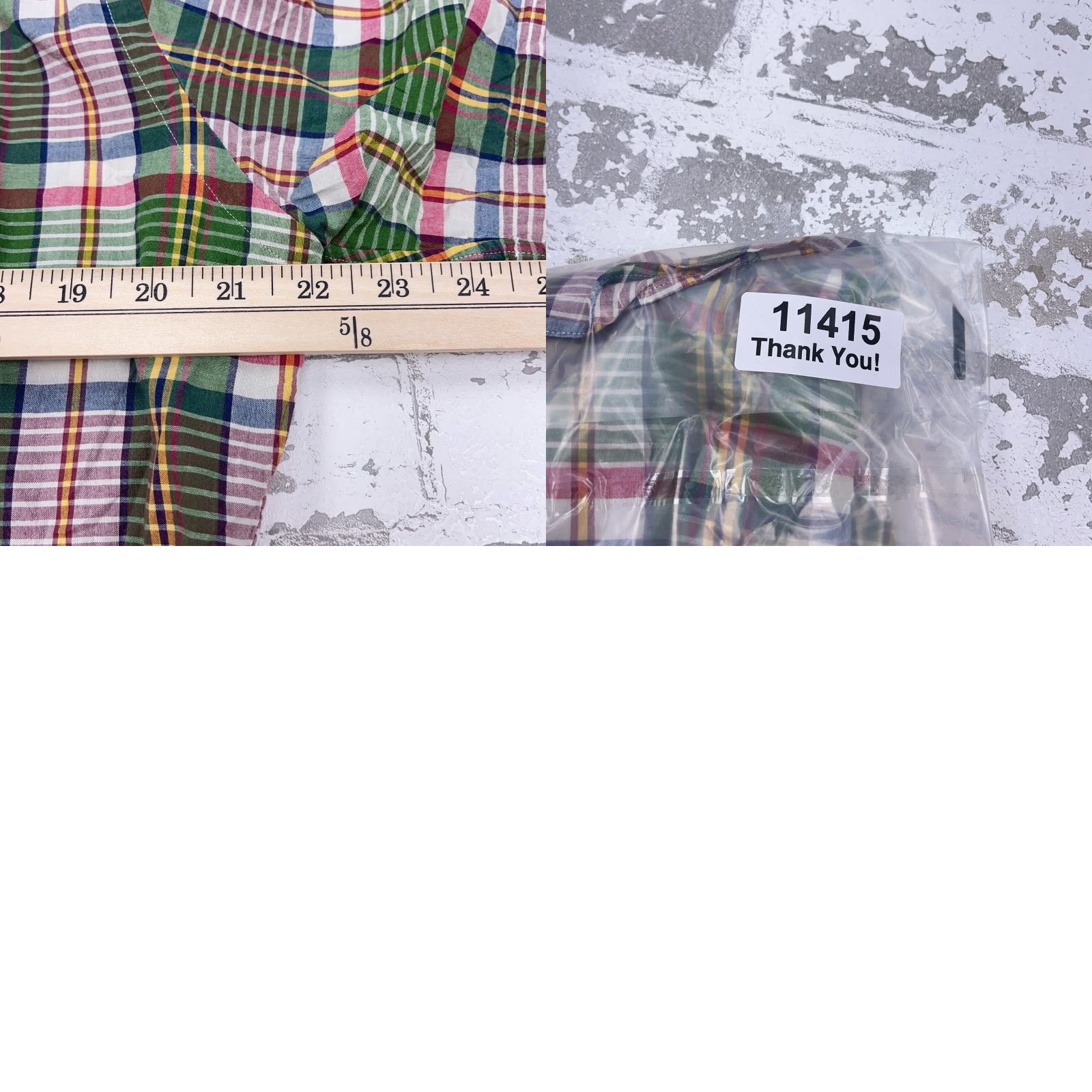 Ralph Lauren Ralph Lauren Shirt Men Medium Button Up Classic Fit Green Pink Tartan Plaid Camp Size US M / EU 48-50 / 2 - 8 Thumbnail