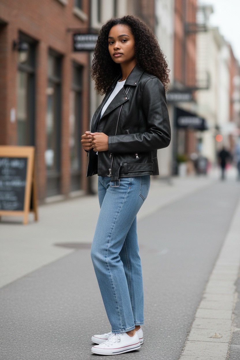 Women’s leather jacket