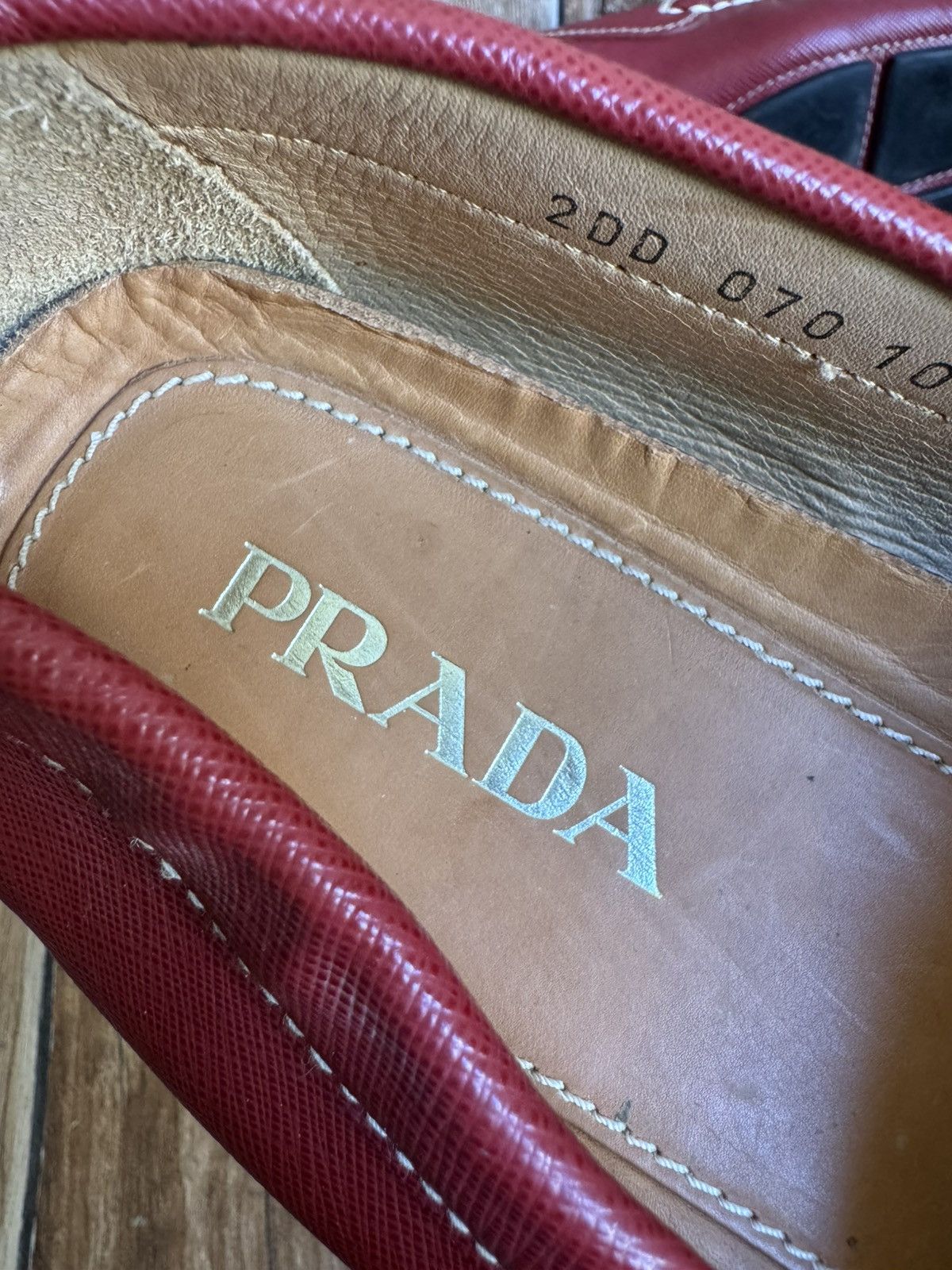 Prada logo leather loafers Size US 10 / EU 43 - 9 Thumbnail