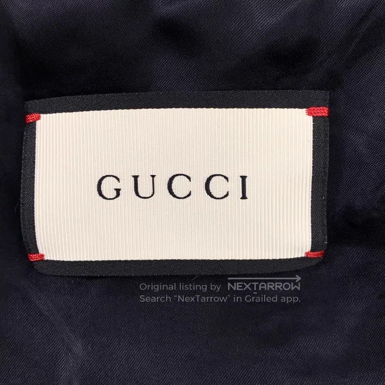 Gucci Gucci Black tiger embroidered mulberry silk zipper long-sl Size US M / EU 48-50 / 2 - 6 Thumbnail