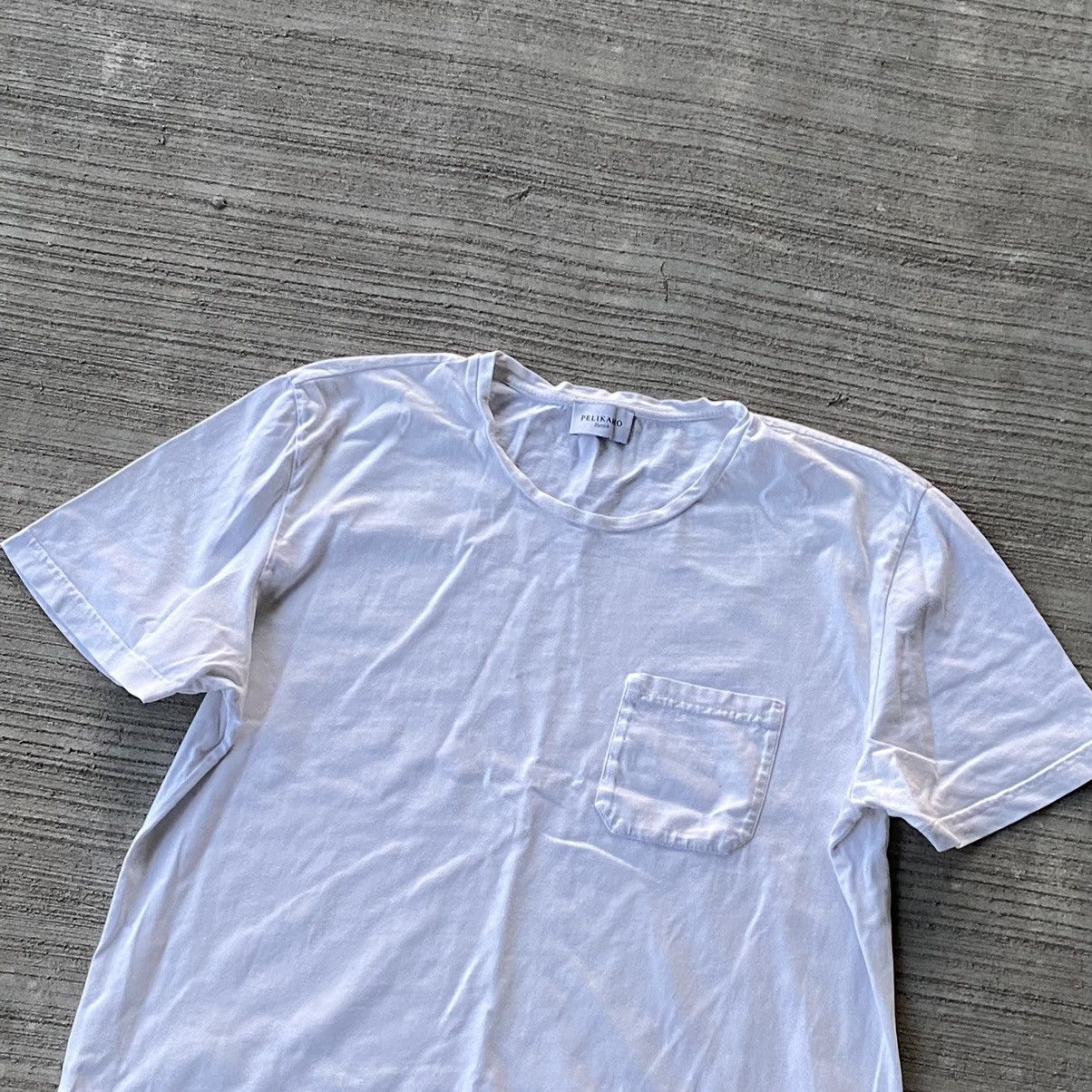 Vintage Pelikano Zurich White T-Shirt Size US L / EU 52-54 / 3 - 2 Thumbnail
