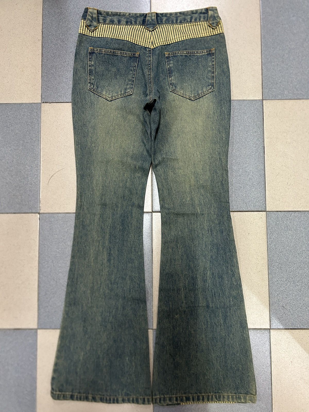 Japanese Brand Vintage Japanese Brand Flared Laces Up Jeans Size US 28 / EU 44 - 6 Thumbnail