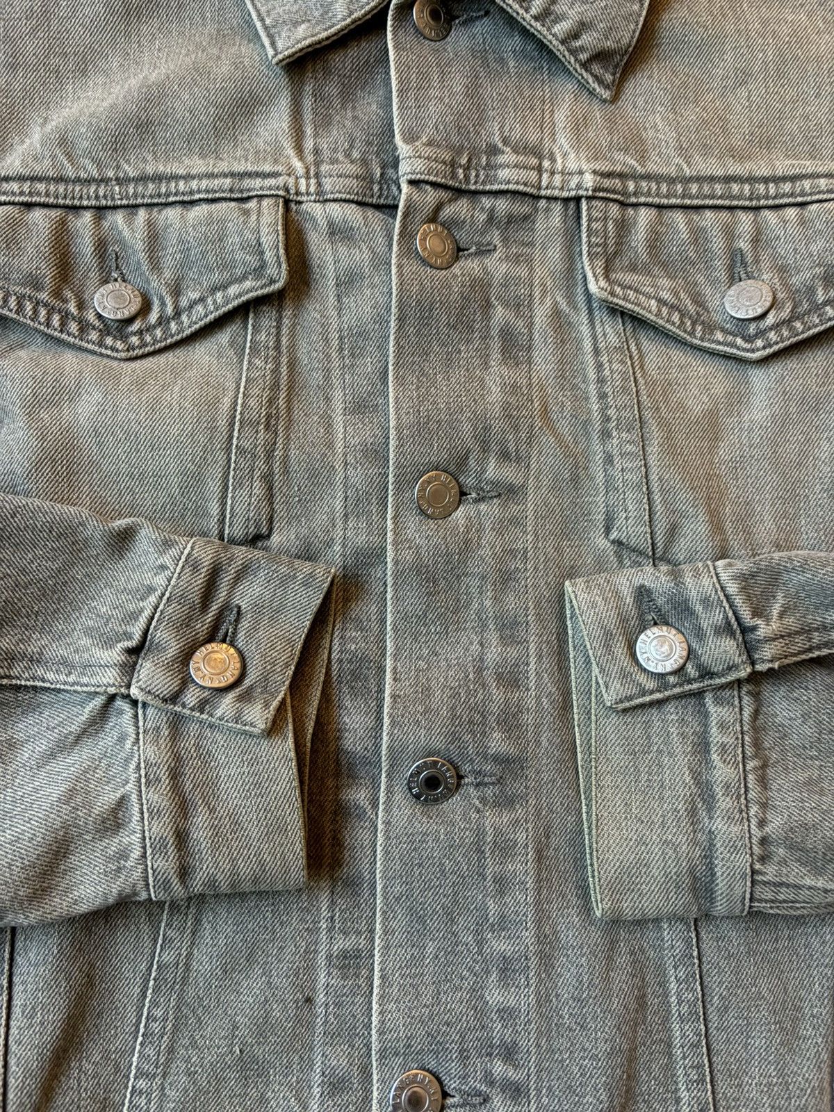 Helmut Lang Helmut Lang Grey Denim jacket Size US M / EU 48-50 / 2 - 4 Thumbnail