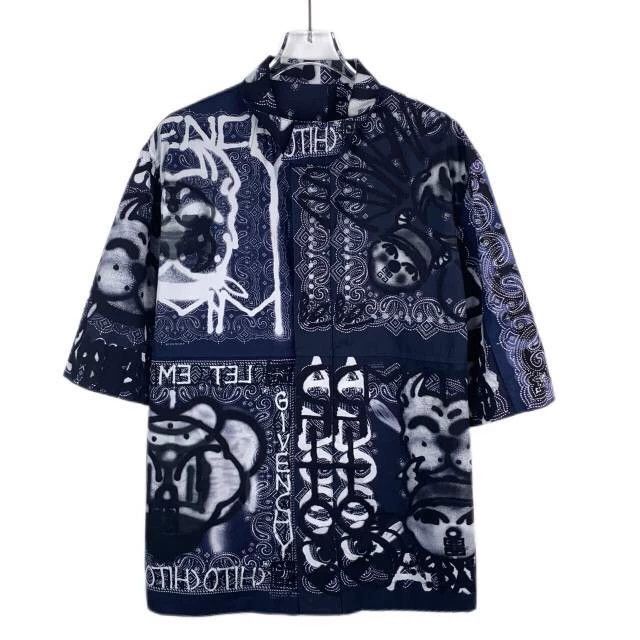 Givenchy Givenchy Size40 22-style Chito co-branded graffiti print bl Size US M / EU 48-50 / 2 - 1 Thumbnail