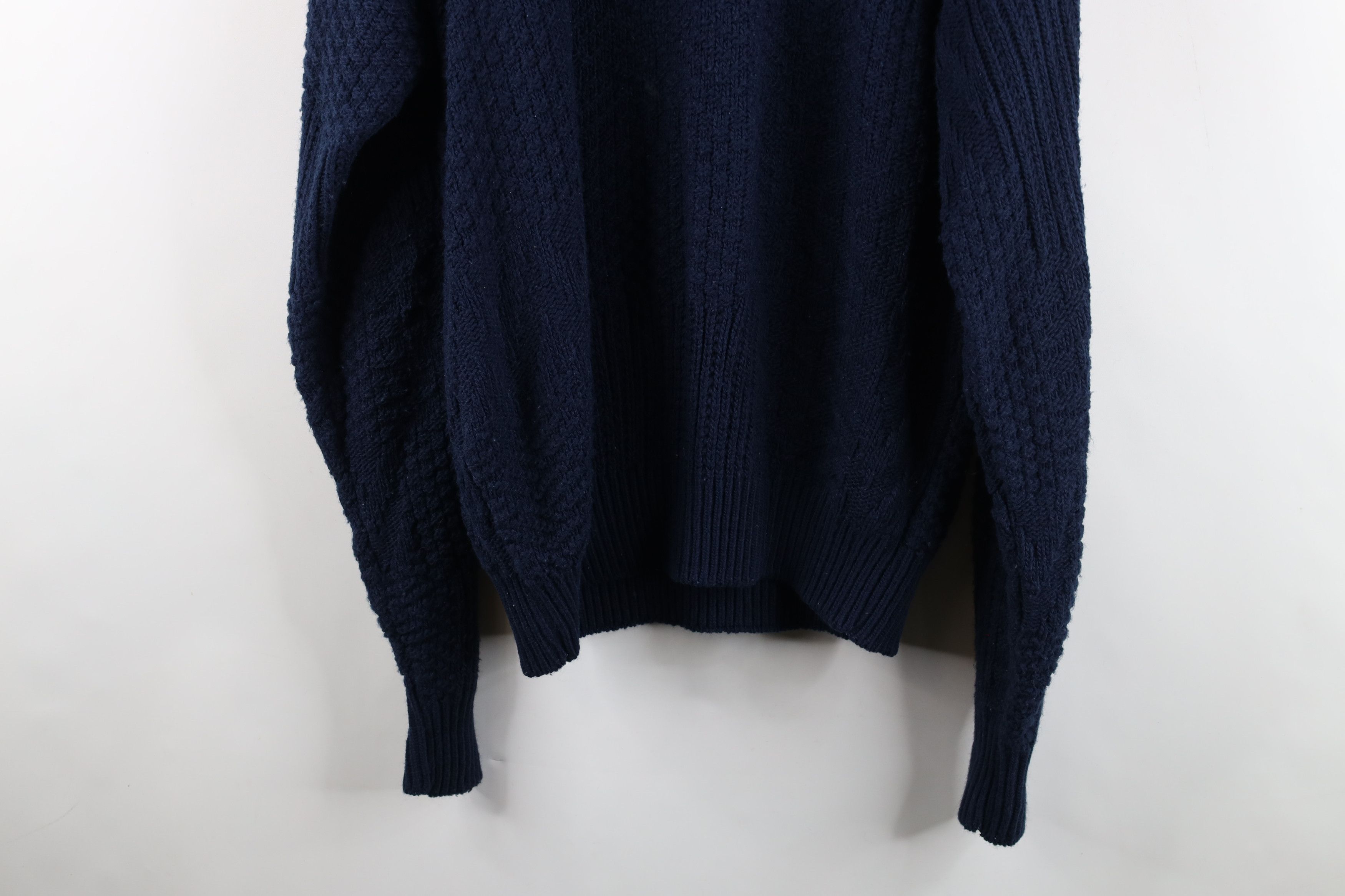 Vintage Vintage 90s Streetwear Ribbed Knit Crewneck Sweater USA Size US L / EU 52-54 / 3 - 8 Thumbnail