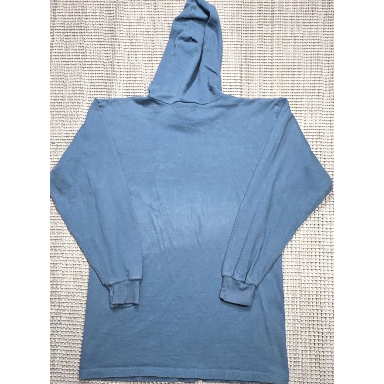Champion VINTAGE Champion Shirt Long Sleeve M Blue Logo Hooded 80s 90s Distressed Sports Mens Size US M / EU 48-50 / 2 - 7 Thumbnail