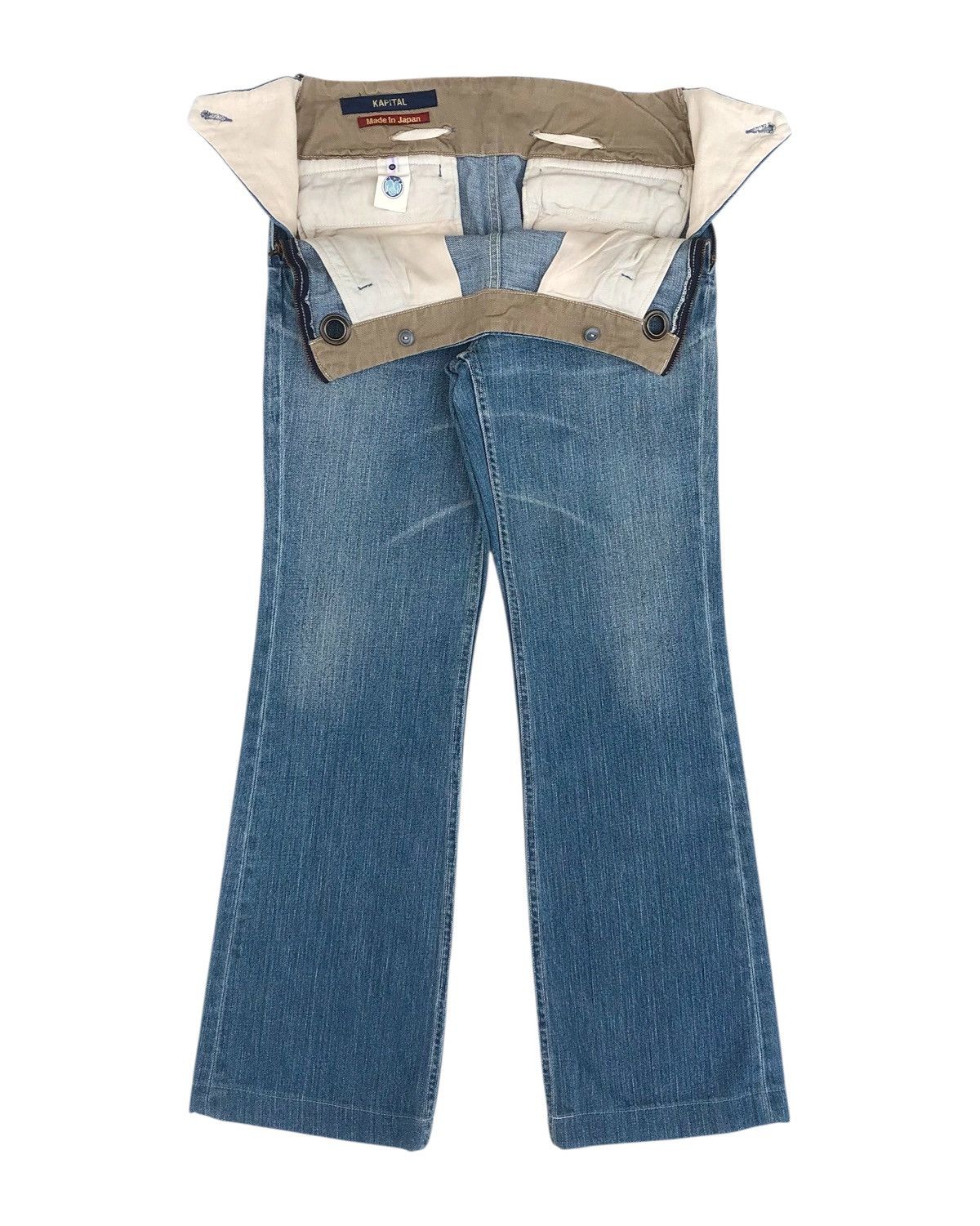Kapital Y2K Kapital Double Sided Zip Bootcut Fit Jeans Size 25" / US 0 / IT 36 - 3 Thumbnail