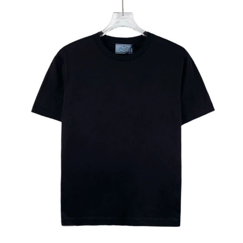 Prada Prada 23 black cotton round-neck short-sleeved T-shirts 250 Size US S / EU 44-46 / 1 - 1 Thumbnail