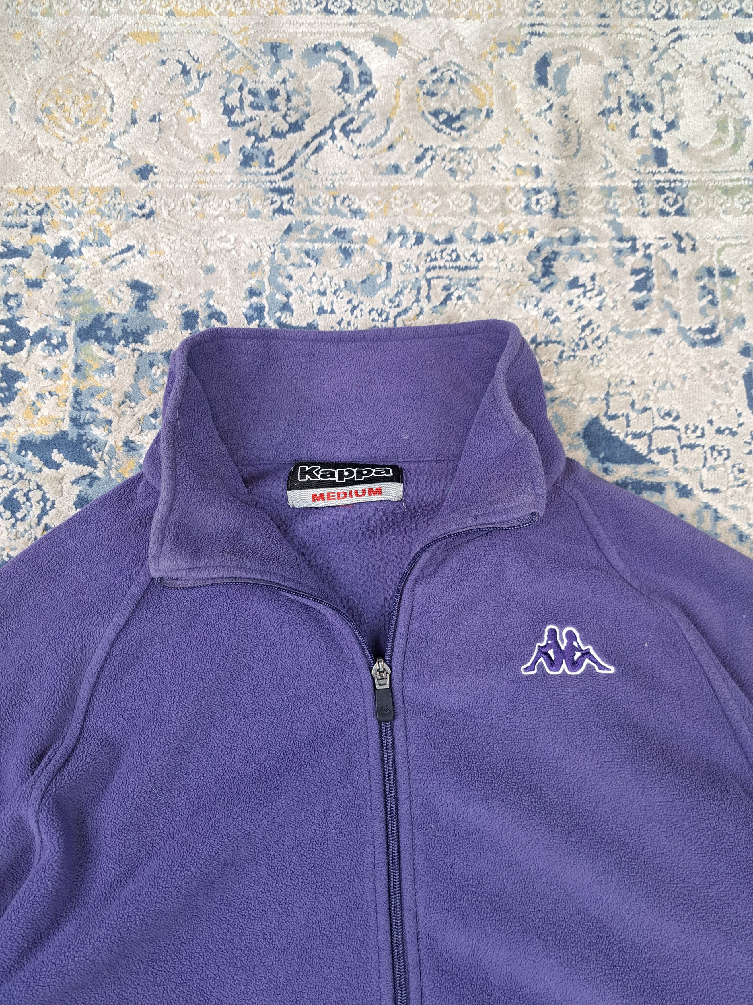 Kappa Vintage y2k Kappa Purple Fleece Zip Up Outdoor Streetwear Size US XL / EU 56 / 4 - 2 Thumbnail