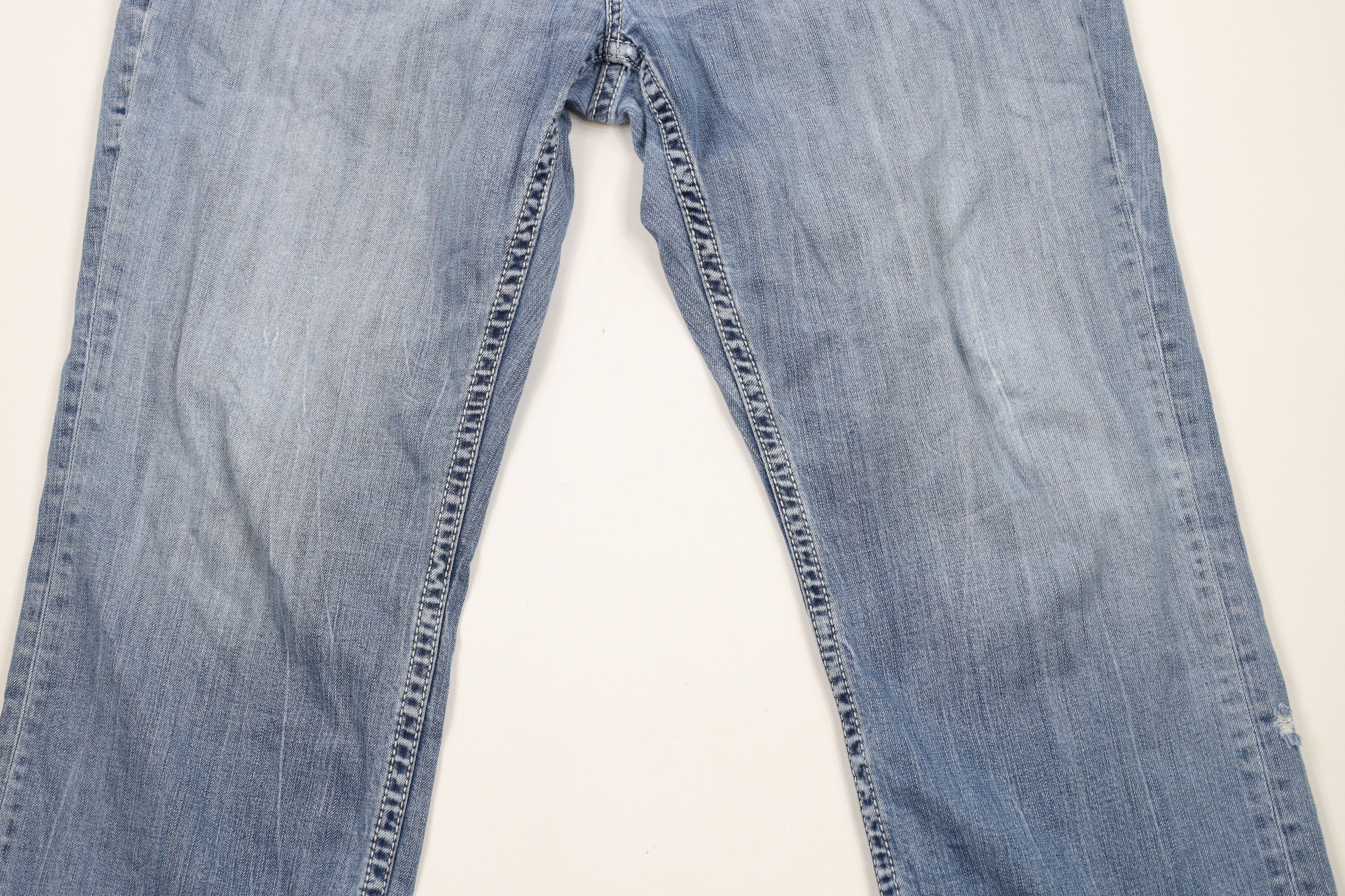 Vintage Buckle BKE Thick Stitch Tyler Straight Leg Denim Jeans Blue Size US 36 / EU 52 - 3 Thumbnail