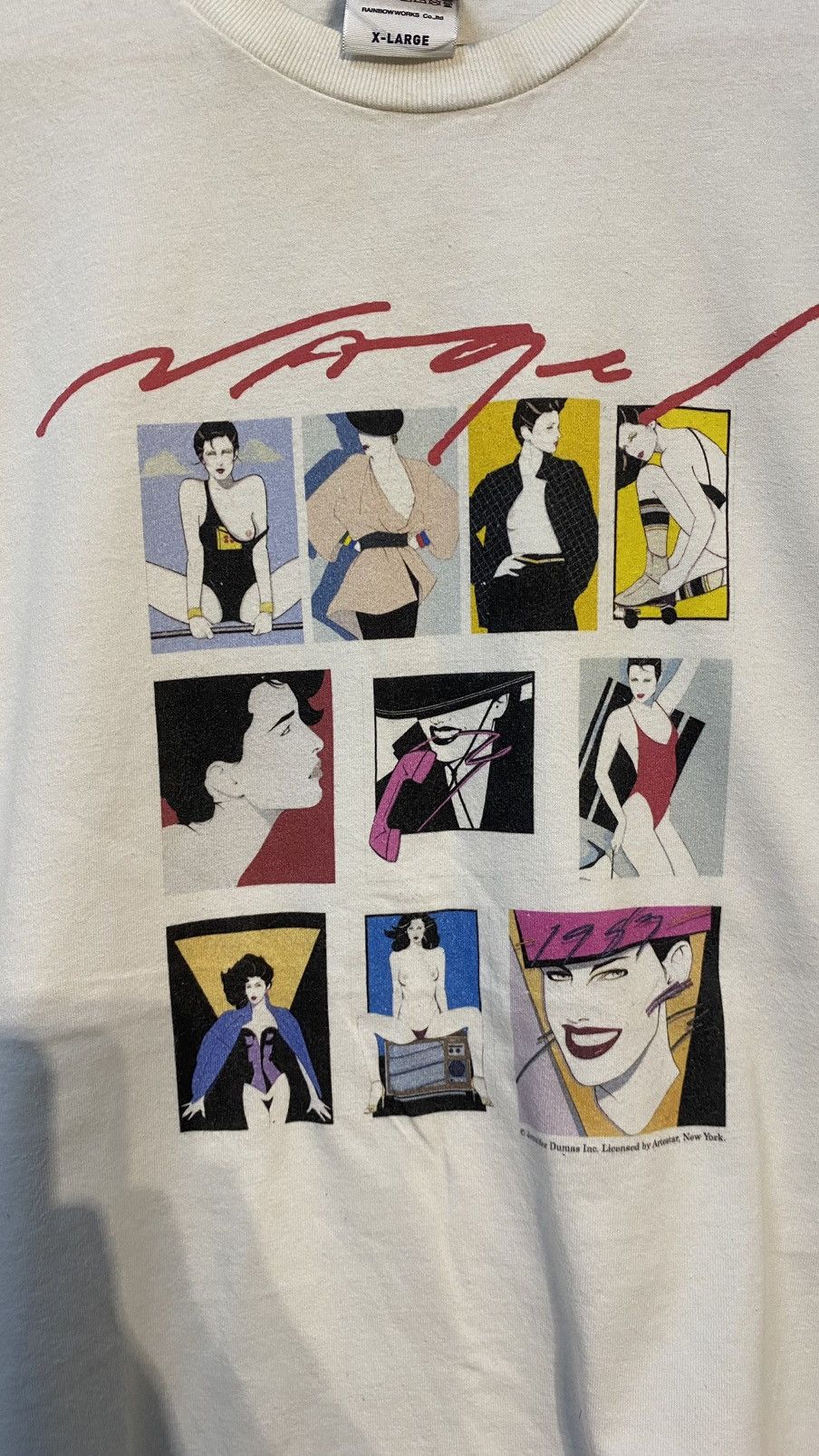 Starter × Vintage VINTAGE STARTER X DUMAS POP ART NAGEL TEE SEXY 18xx Size US XL / EU 56 / 4 - 4 Thumbnail