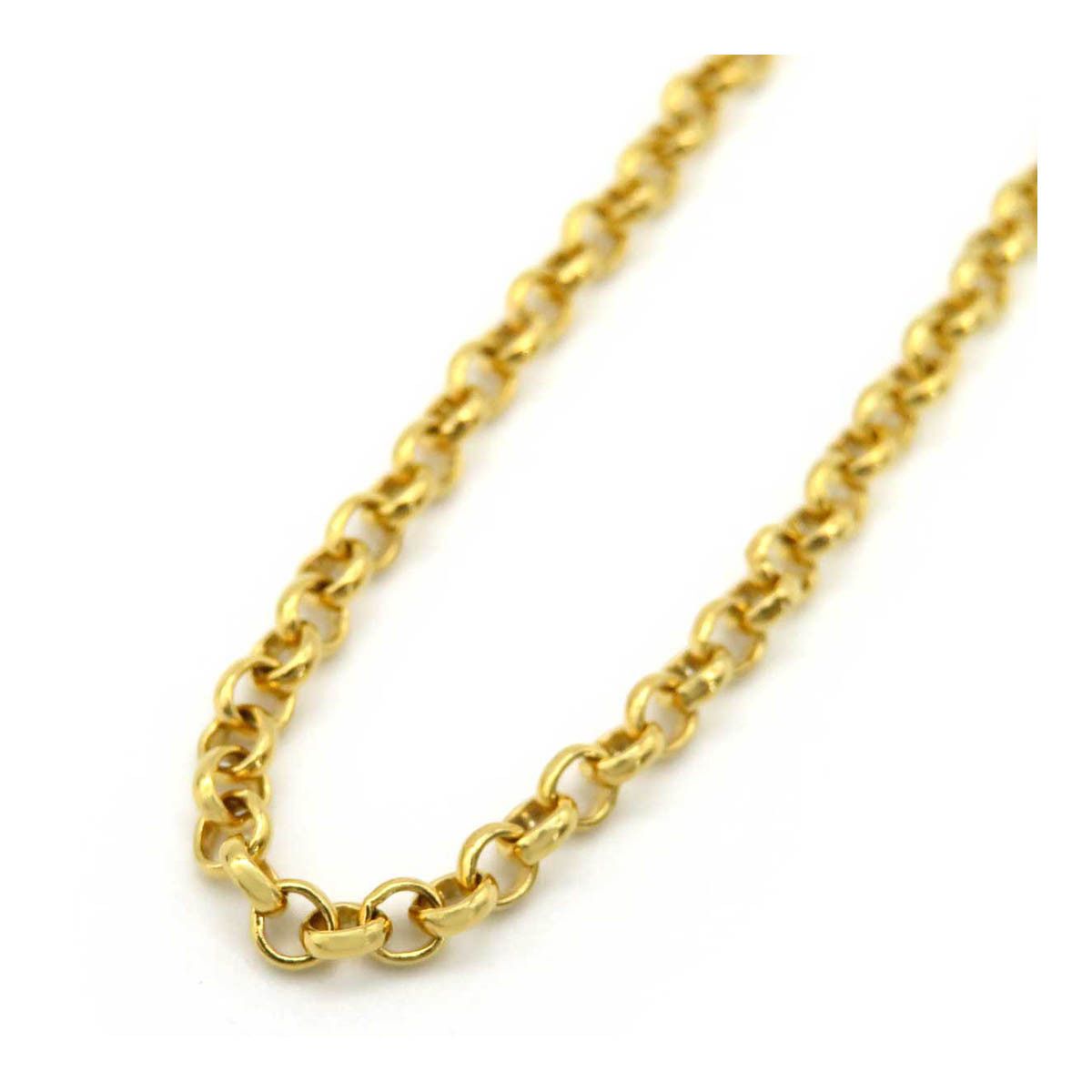 image of Chrome Hearts Gold Roll Chain - 20 Inch, Men's