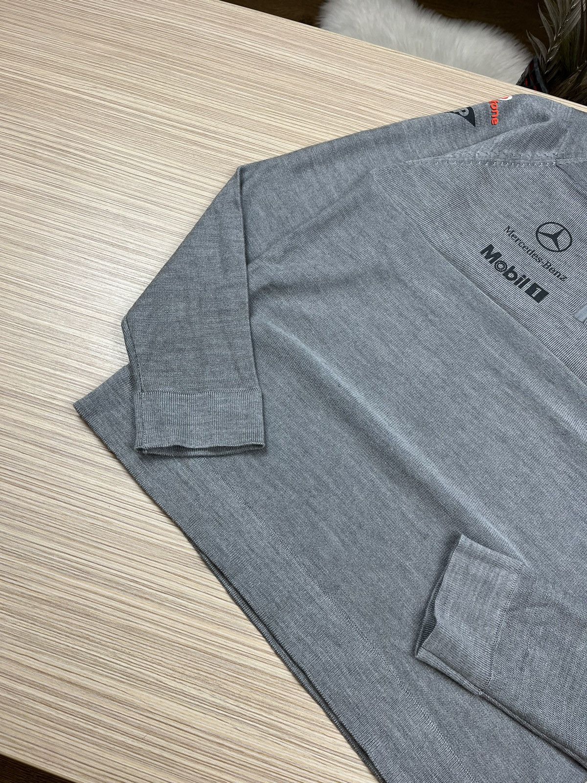 Mercedes-Benz × Other × Vintage Mercedes Benz Vodafone racing polo long sleeve Size US XL / EU 56 / 4 - 6 Thumbnail