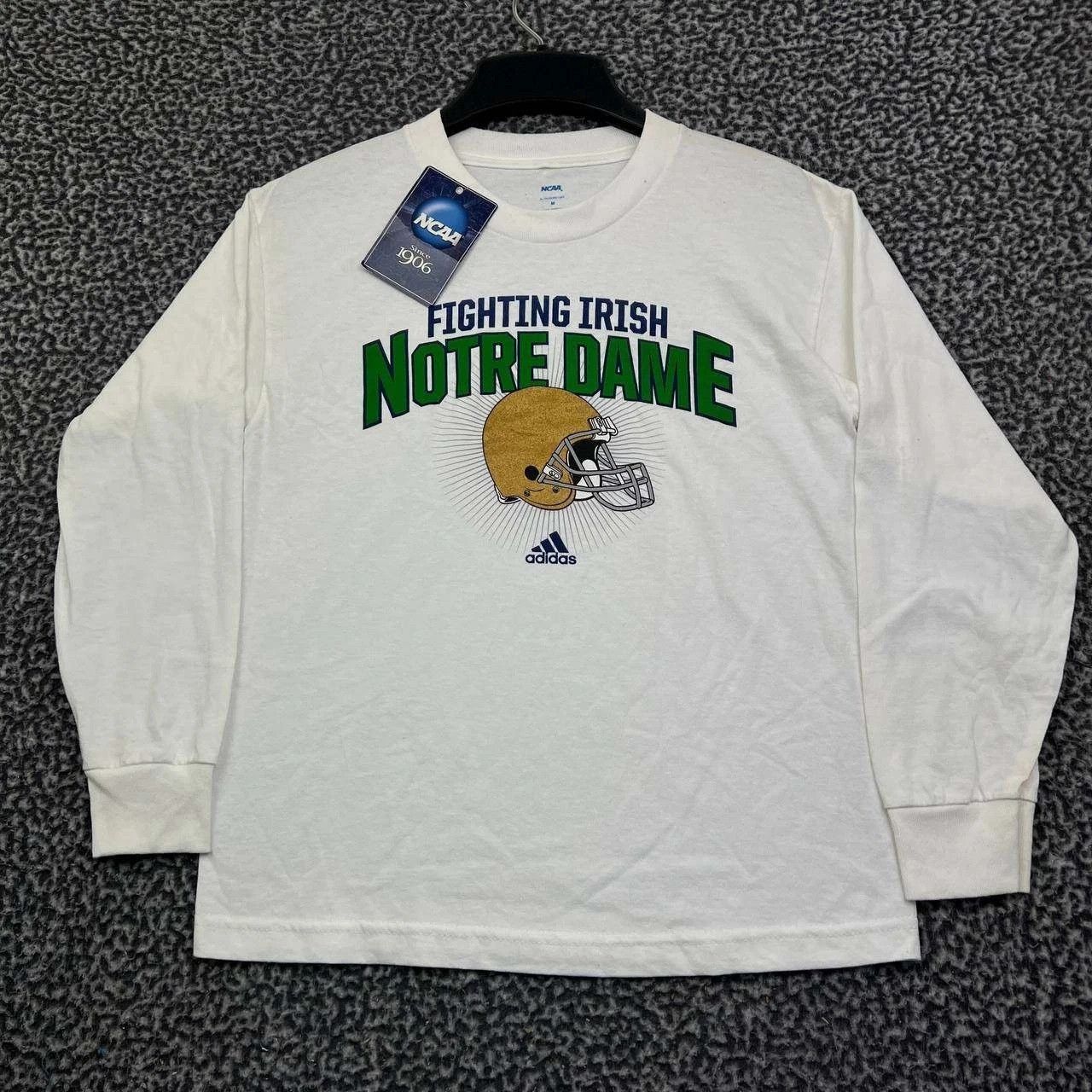 NCAA Notre Dame Fighting Irish Shirt Women Crew Neck Cotton M Size M / US 6-8 / IT 42-44 - 1 Thumbnail