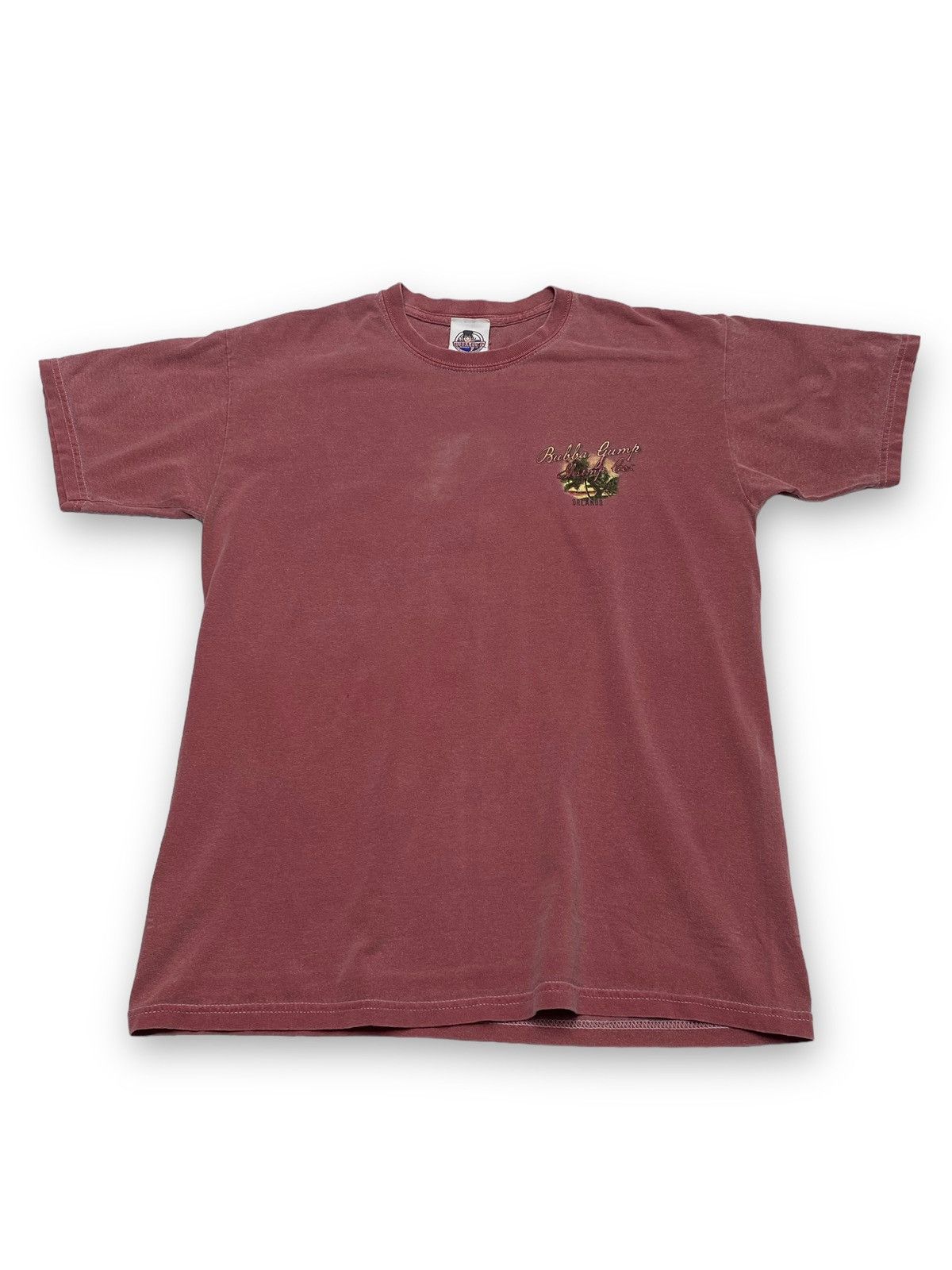 Vintage Vintage 2008 BUBBA GUMP Pink Big Logo Tee Shirt Size US M / EU 48-50 / 2 - 2 Thumbnail