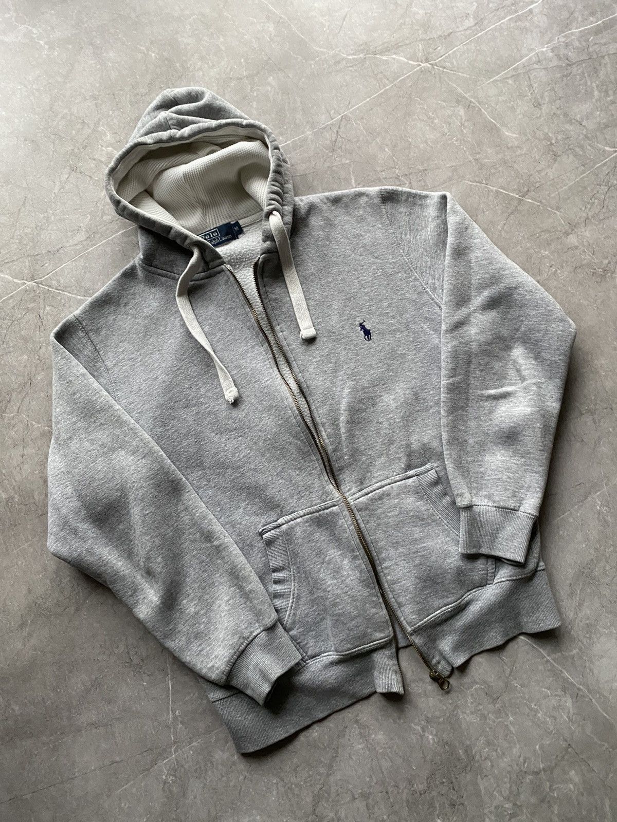 Polo Ralph Lauren Vintage Polo Ralph Lauren Full Zip Y2K Hoodie Retro Hype Size US M / EU 48-50 / 2 - 1 Thumbnail