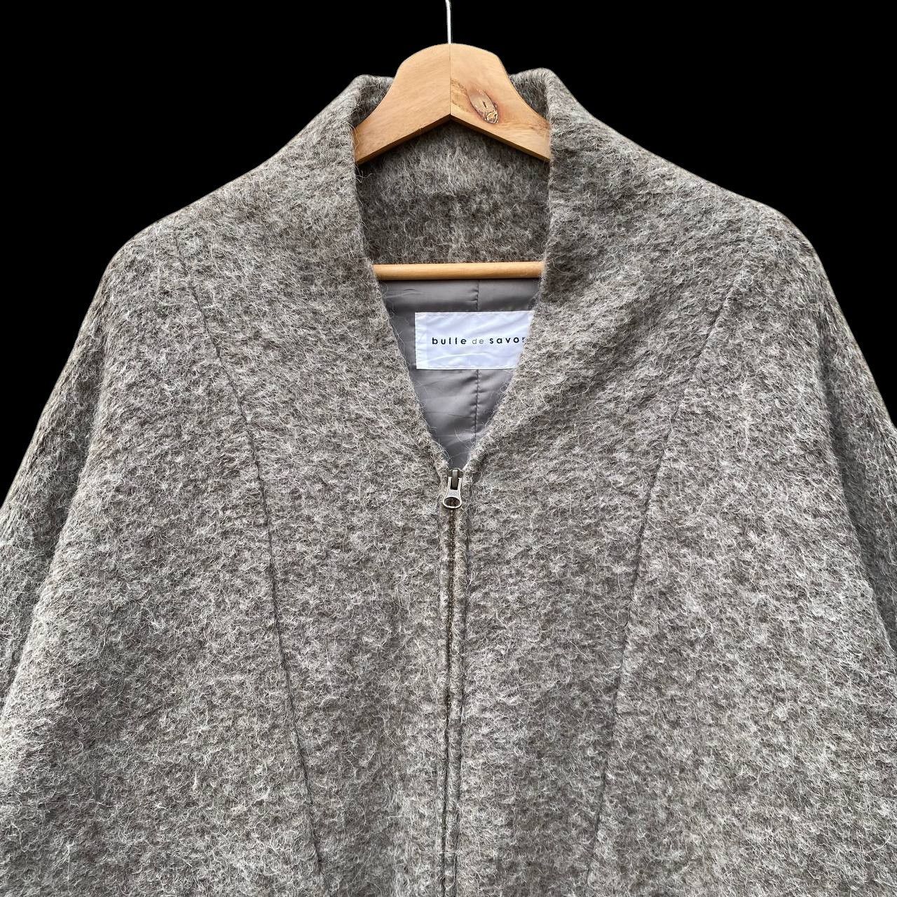 Japanese Brand MOHAIR BULLE DE SAVON JAPAN TORTOISE BAGGY JACKET Size M / US 6-8 / IT 42-44 - 2 Thumbnail