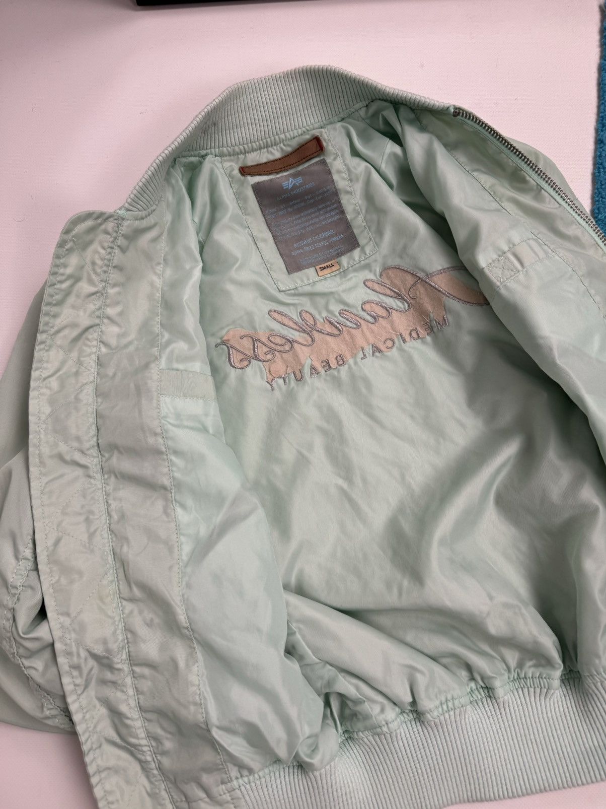 Alpha Industries Alpha Industries Y2K Flowers Bomber Jacket Size S / US 4 / IT 40 - 17 Thumbnail