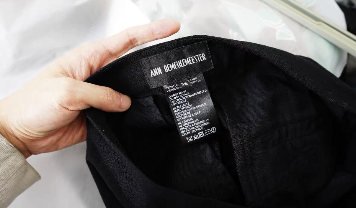 Ann Demeulemeester Ann Demeulemeester Asymmetric Wide-Leg Pants Size US 36 / EU 52 - 9 Thumbnail