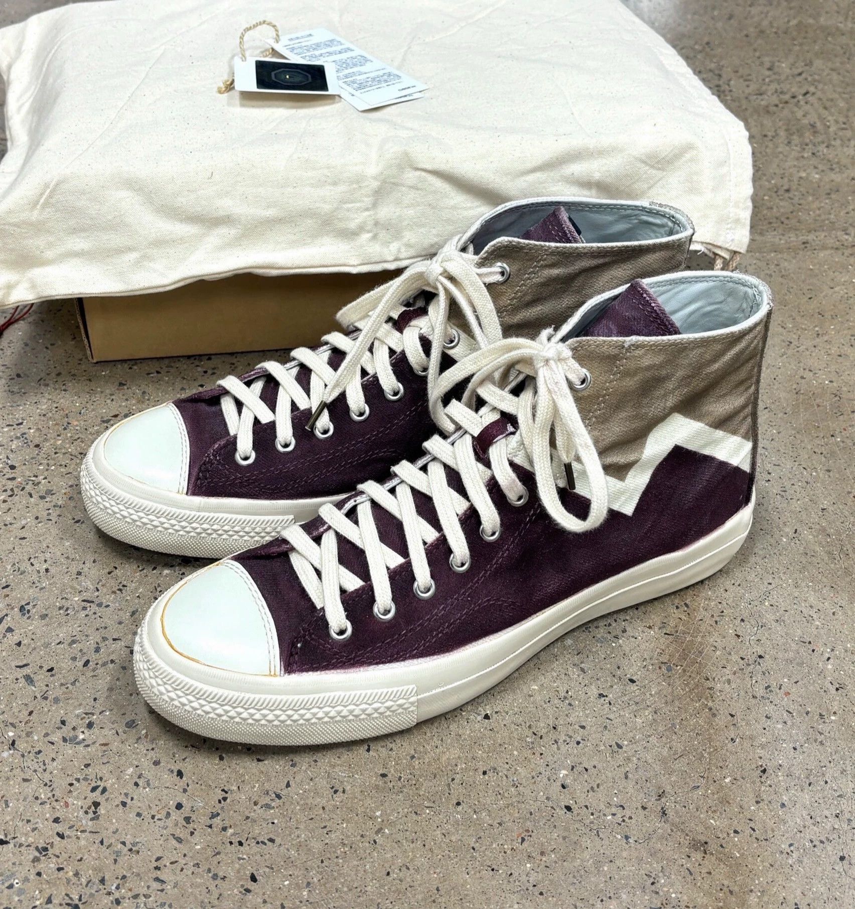 Visvim Visvim ICT Skagway hi Purple Hi-Top Canvas Sneaker US10/EU44 Size US 11 / EU 44 - 1 Thumbnail
