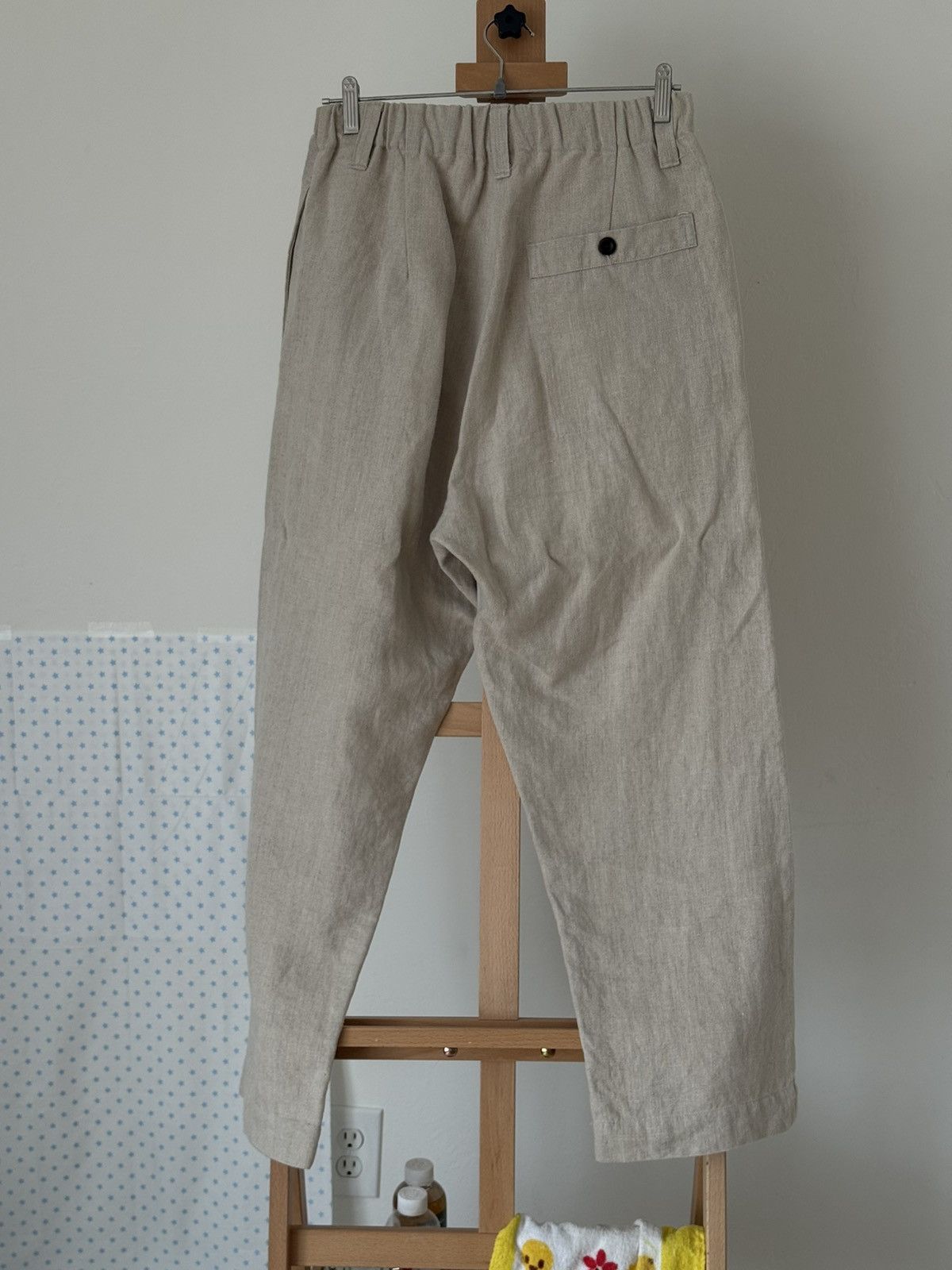 Evan Kinori Elastic Pant – Tumbled Hemp Canvas Size US 32 / EU 48 - 2 Thumbnail