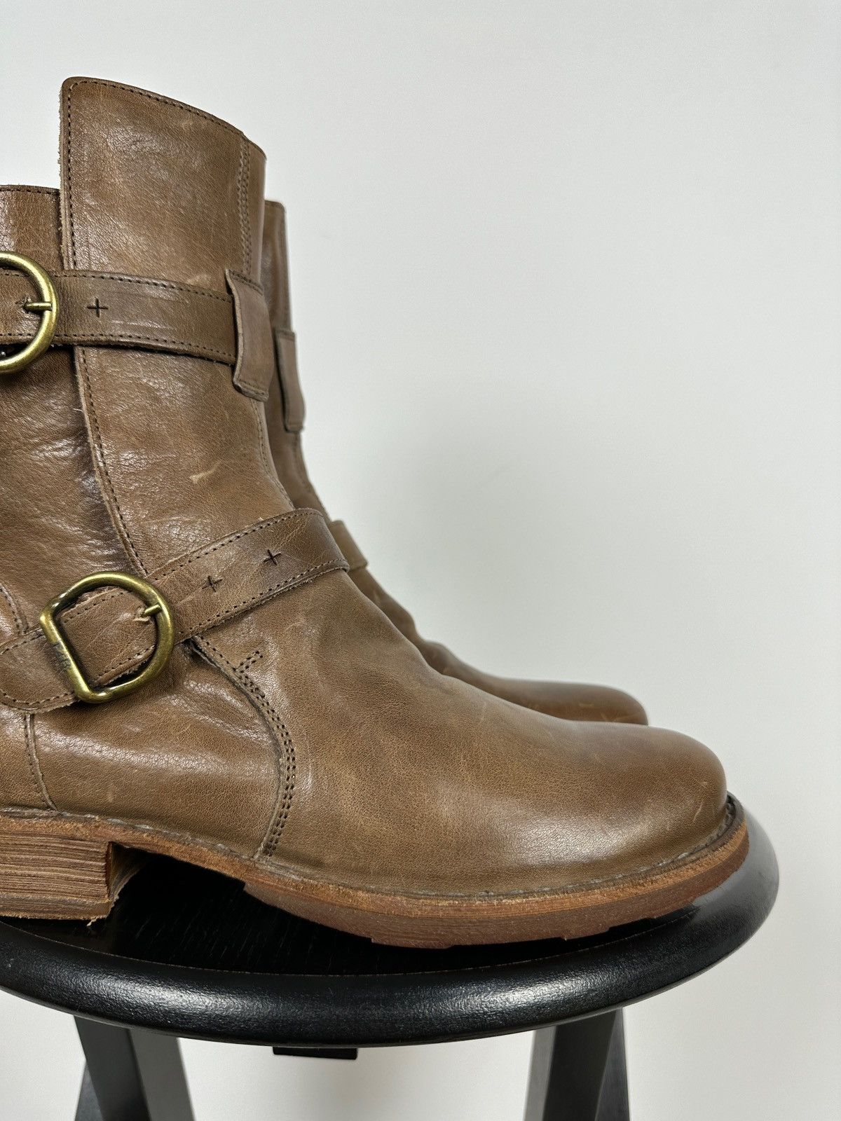 Fiorentini + Baker Fiorentini + Baker Eternity 2 Buckle Moto Ankle Boots Size US 7 / IT 37 - 15 Thumbnail