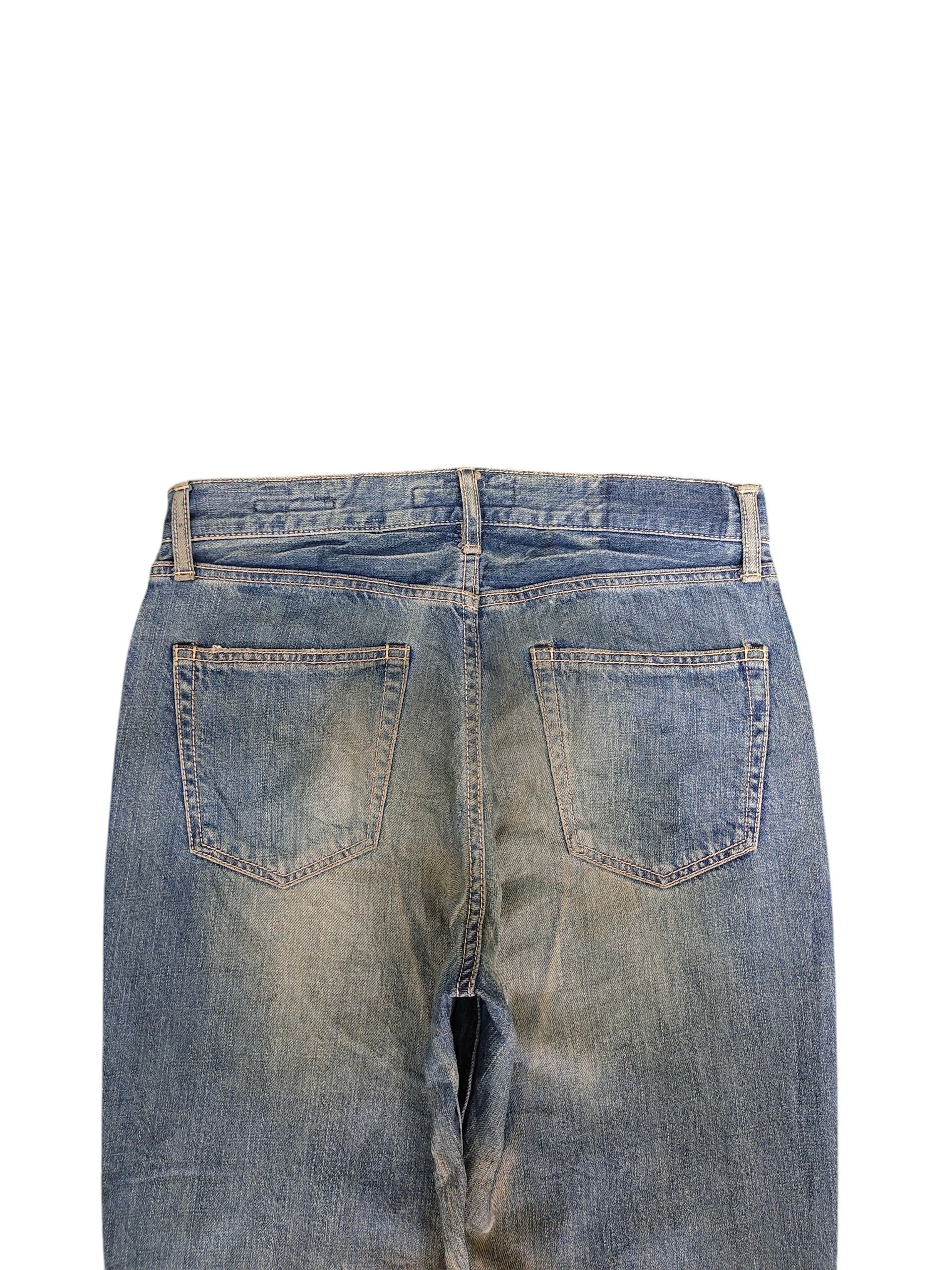 Kapital Domingo Owleye Japan Patchwork Dirty Clawmark Distress Jeans Size US 31 - 9 Thumbnail