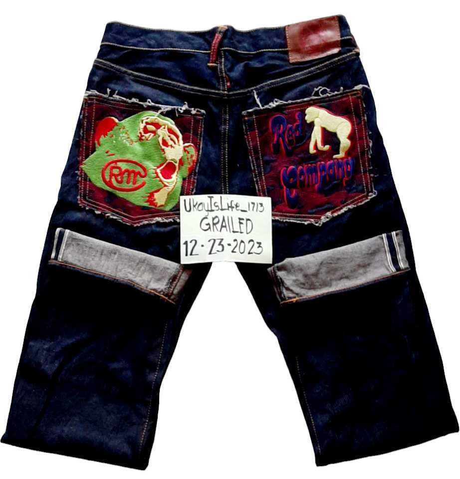 image of Red Monkey Company Jeans in Denim Blue, Men's (Size 33)