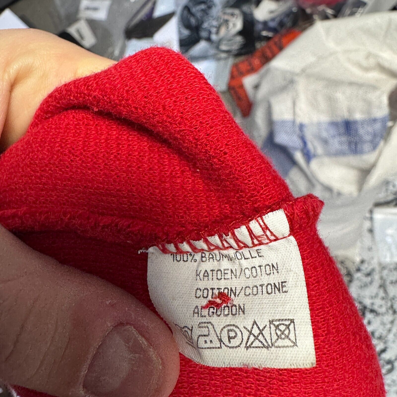 Vintage × Yves Saint Laurent Vintage Yves Saint Laurent Red Cotton Polo Shirt Size XL Size US XL / EU 56 / 4 - 11 Thumbnail