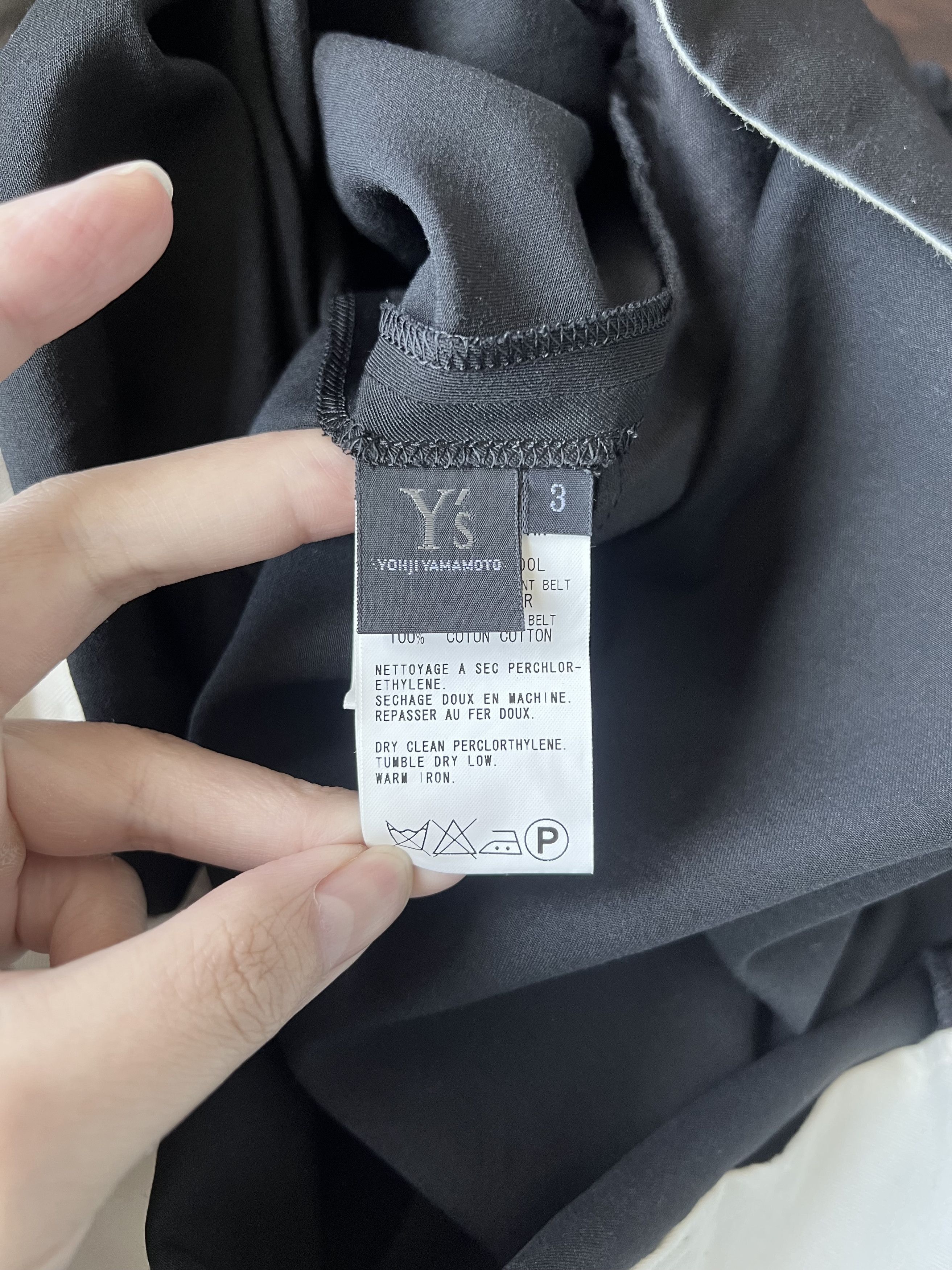 Yohji Yamamoto Y's Yohji Yamamoto W/Gabardine Asymmetry Balloons Wide Skirt Size 28" / US 6 / IT 42 - 14 Thumbnail