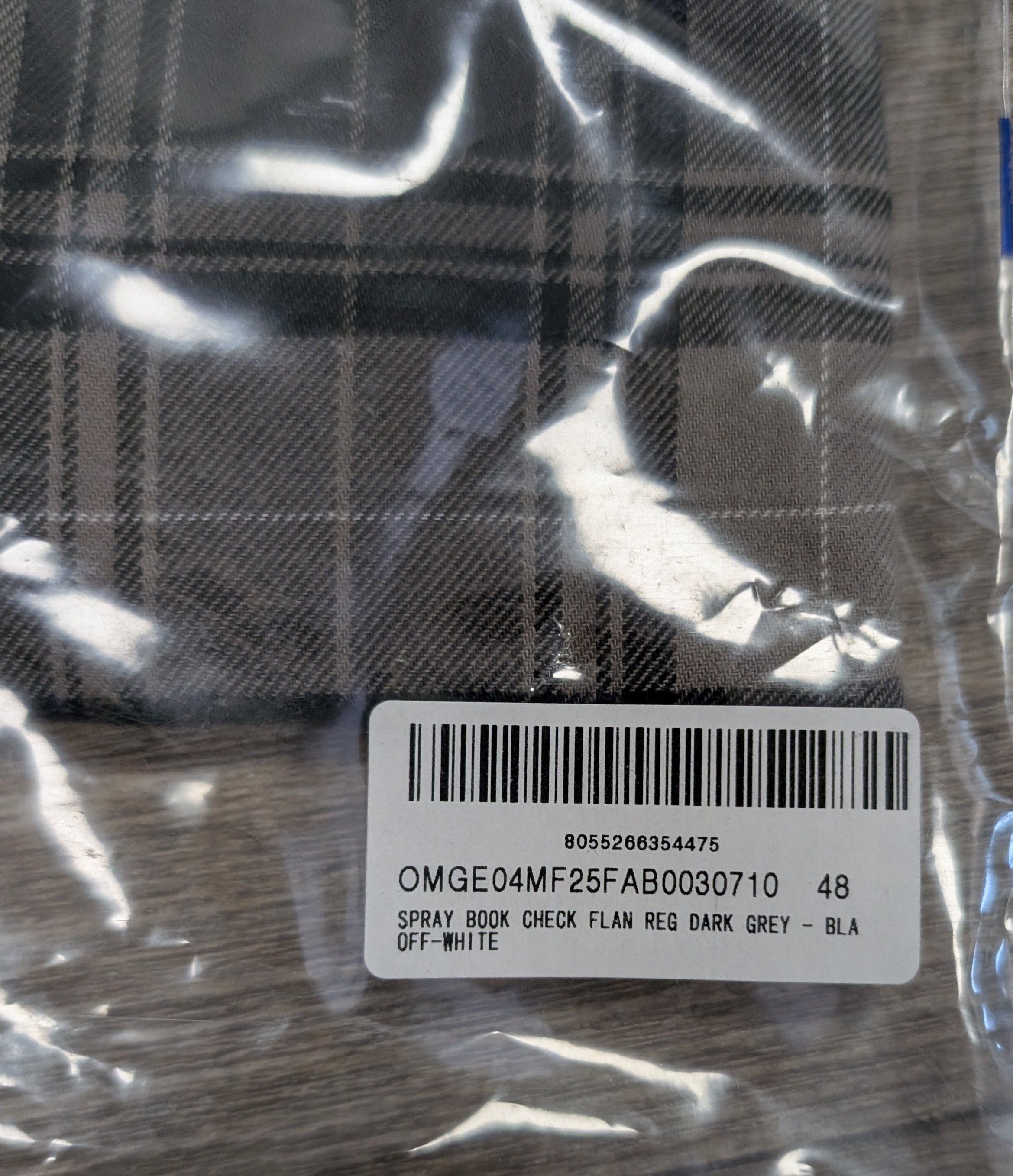 Off-White Off-white check flannel shirt Size US M / EU 48-50 / 2 - 7 Thumbnail