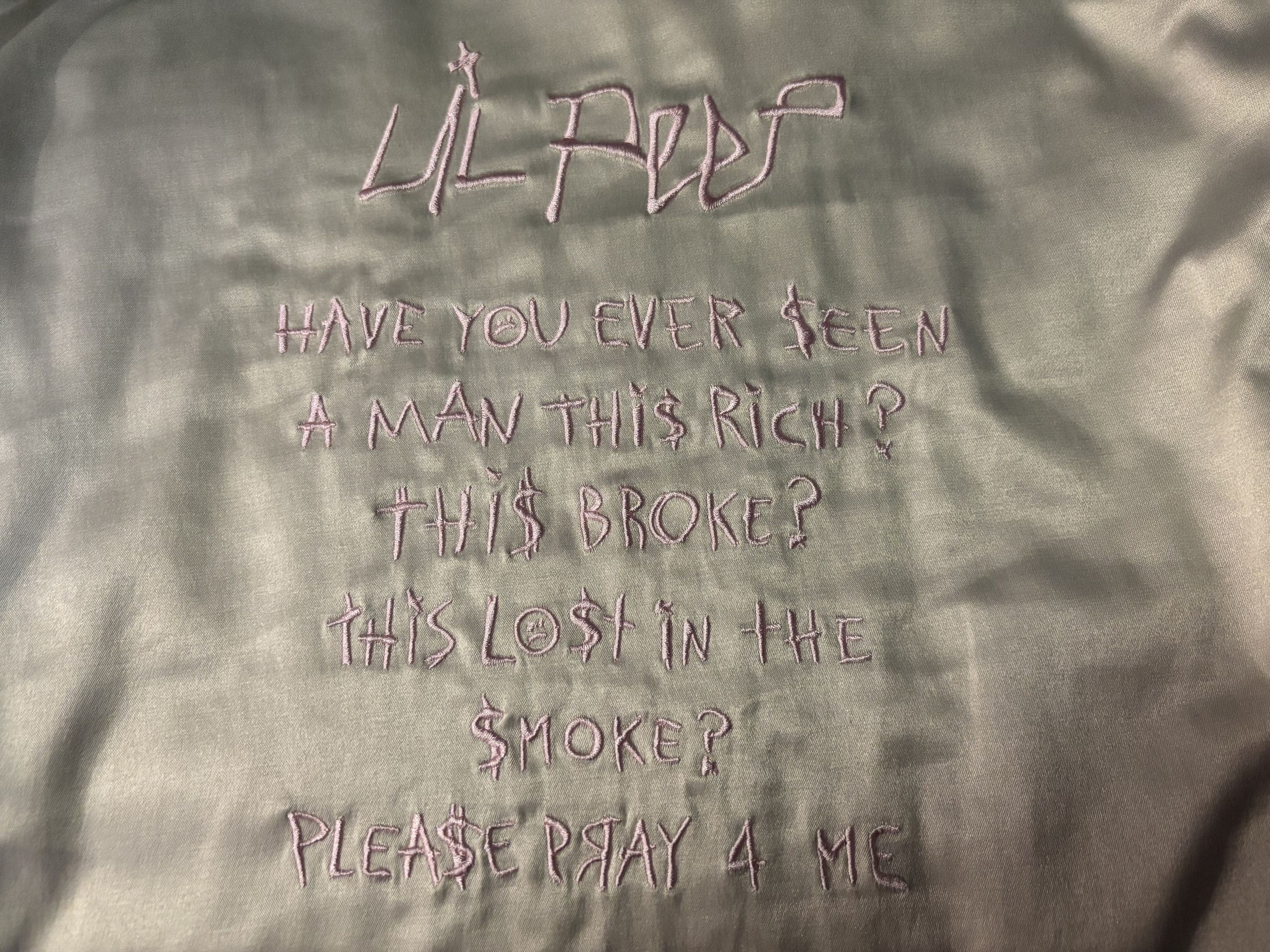 Lil Peep × ROSE IN GOOD FAITH 2020 HIGH SCHOOL BOMBER - RARE LIMITED SOLD OUT Size US XL / EU 56 / 4 - 14 Thumbnail