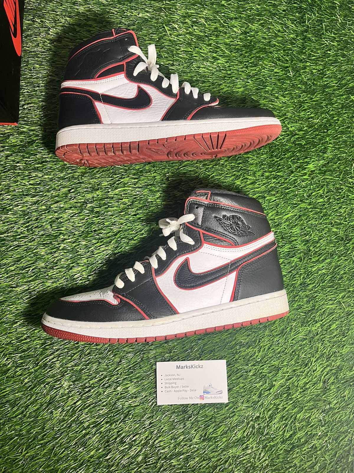 Jordan Brand × Nike jordan 1 high og bloodline size 10 Size US 10 / EU 43 - 6 Thumbnail