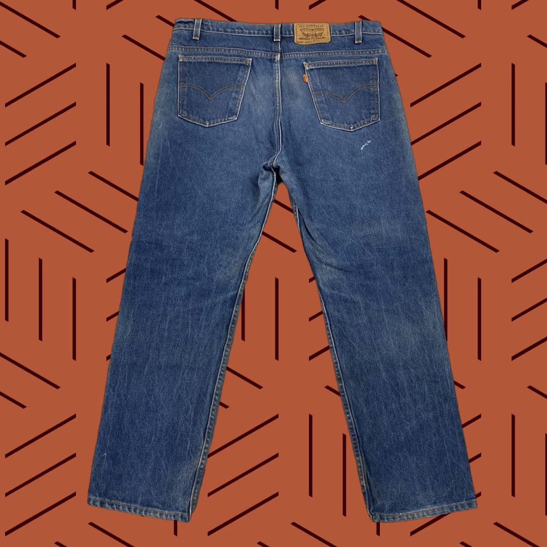 Levi's VINTAGE Levi's 505 Straight Leg Blue Jeans 40x30 USA Mens Size US 40 / EU 56 - 1 Thumbnail