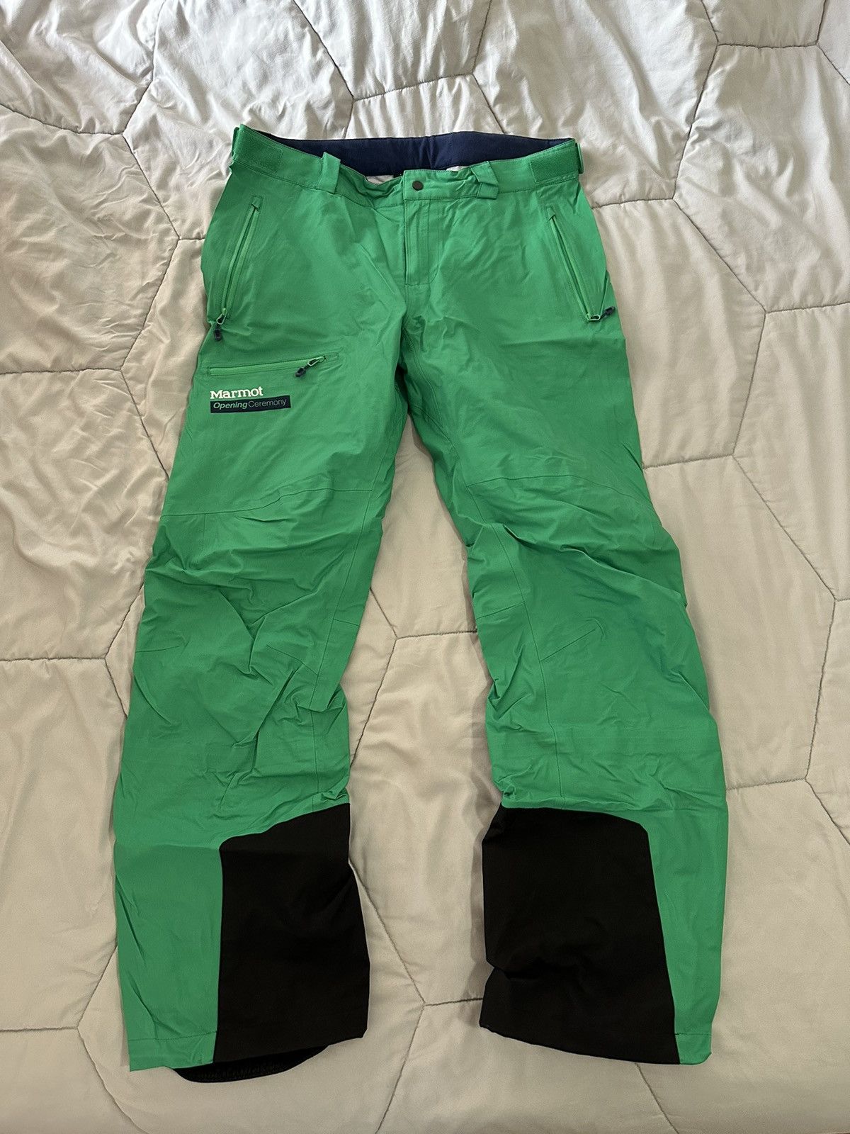 image of Marmot X Opening Ceremony Snow Ski Pants in Green, Men's (Size 34)