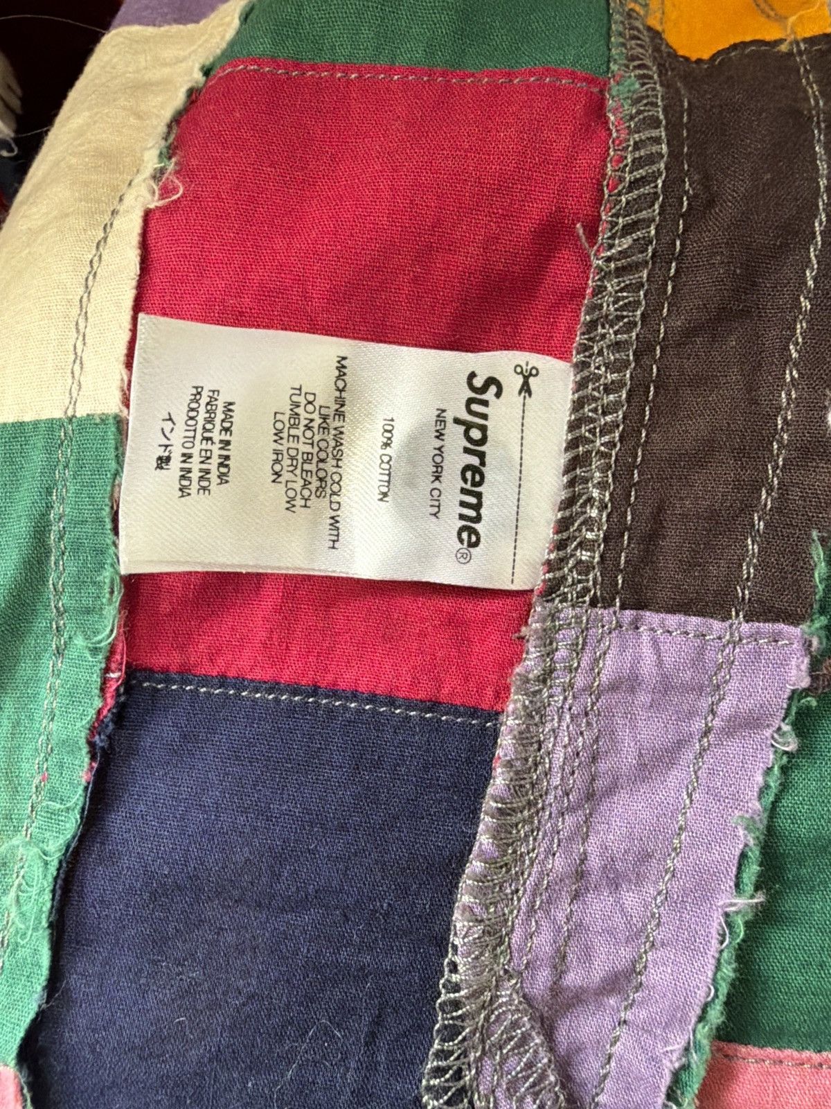 Supreme Supreme Patchwork Shirt Multicolor Size US M / EU 48-50 / 2 - 6 Thumbnail