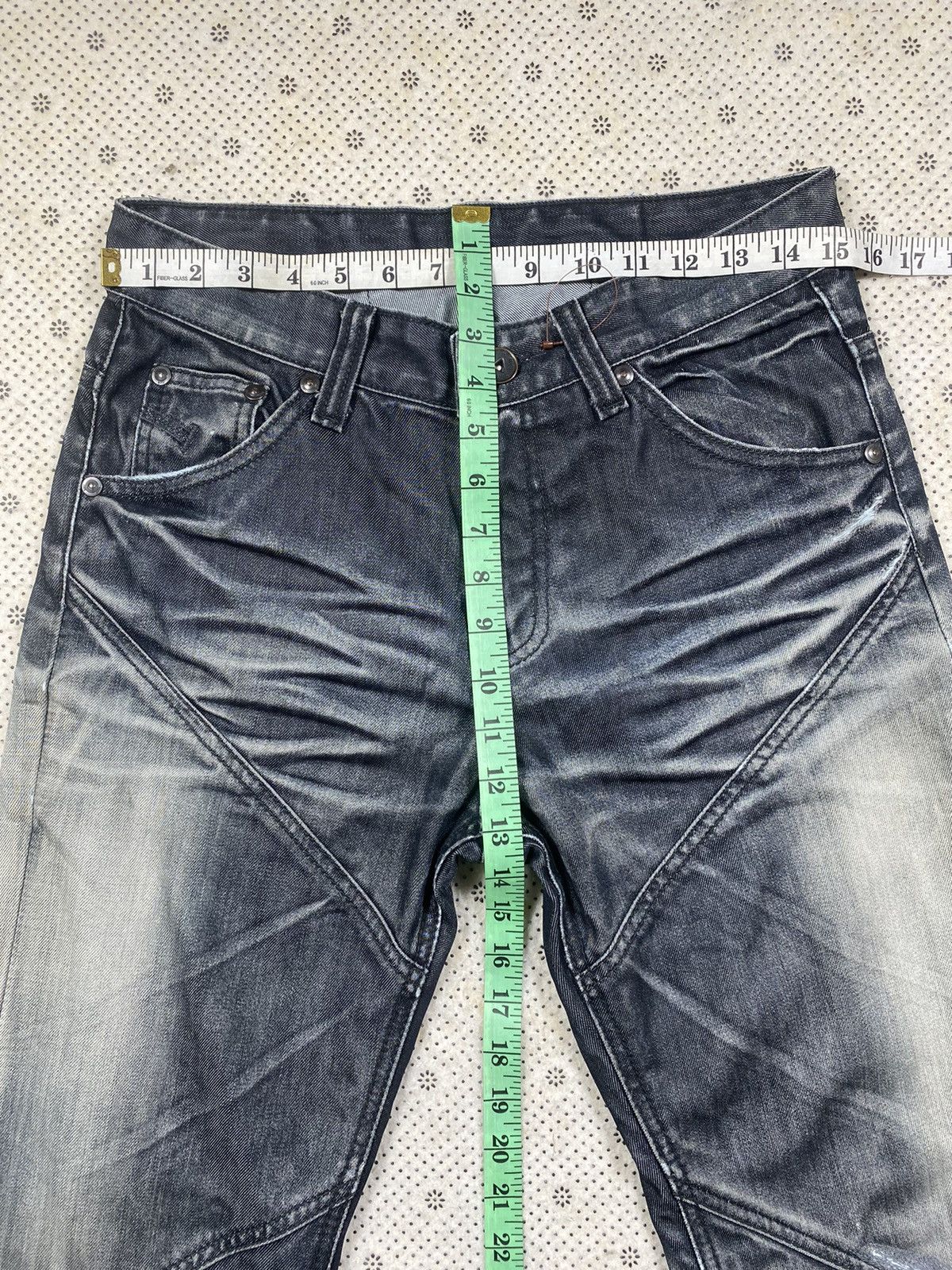 G-Star Extremely Patina Look Aysmetrical Denim By G Star Size US 35 - 3 Thumbnail