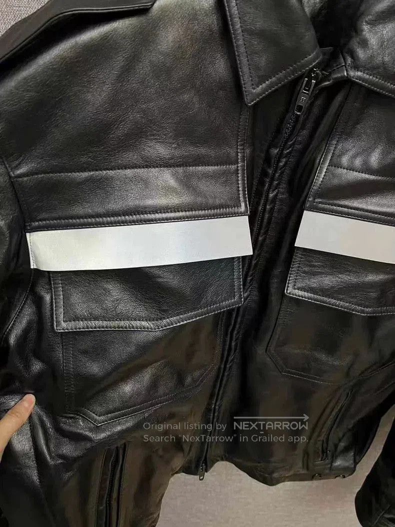 Balenciaga Balenciaga police uniform leather jacket jacket. Size US L / EU 52-54 / 3 - 5 Thumbnail