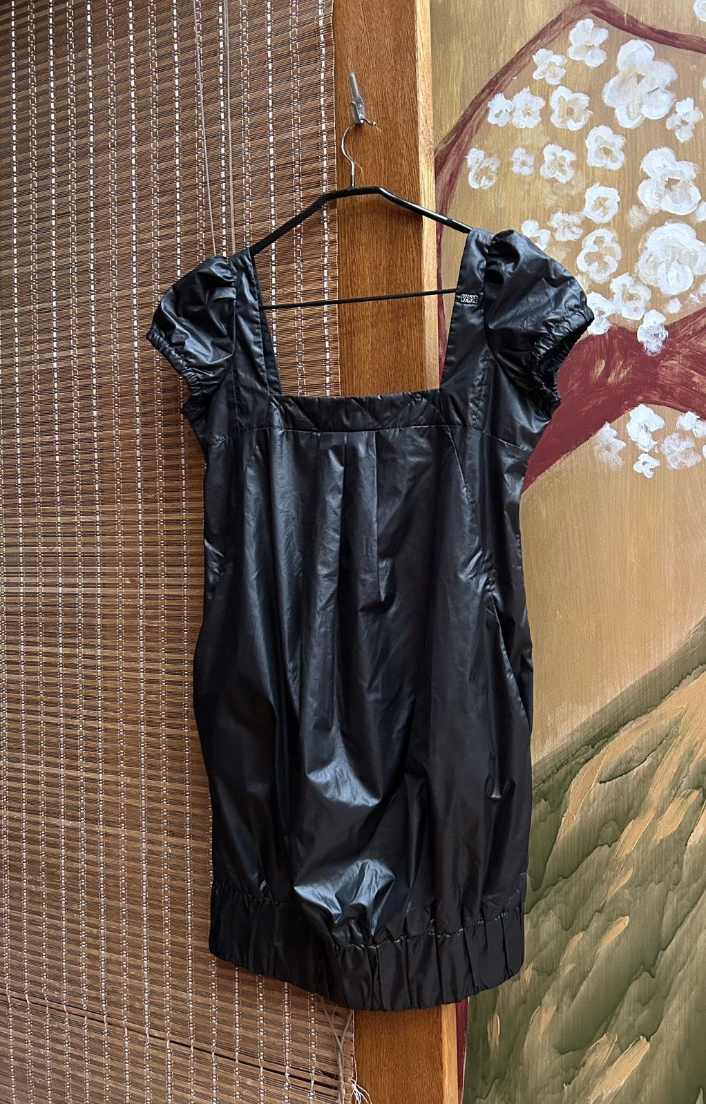 Miss Sixty × Vintage Vintage Y2k Miss Sixty Black Nylon Mini Dress Size M / US 6-8 / IT 42-44 - 3 Thumbnail