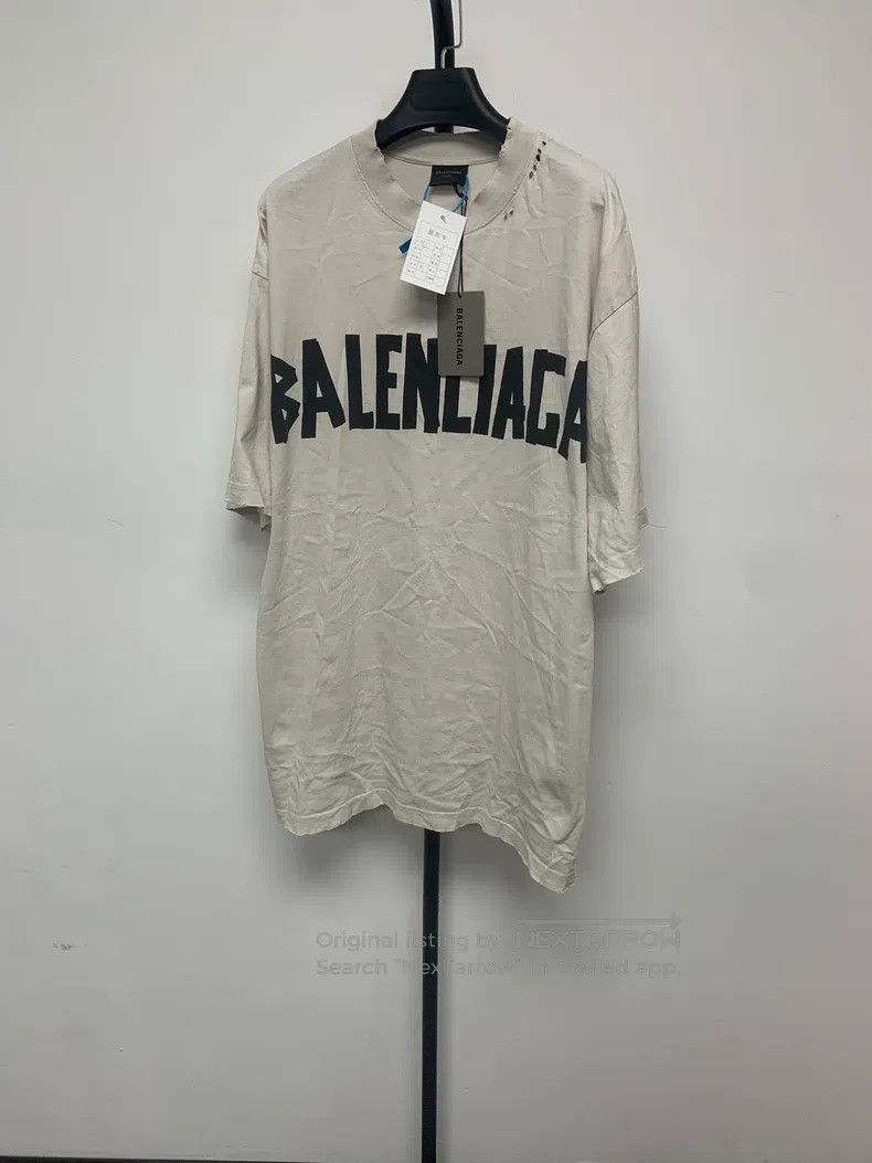 Balenciaga Balenciaga Short-sleeve cotton T-shirt Size US M / EU 48-50 / 2 - 1 Thumbnail