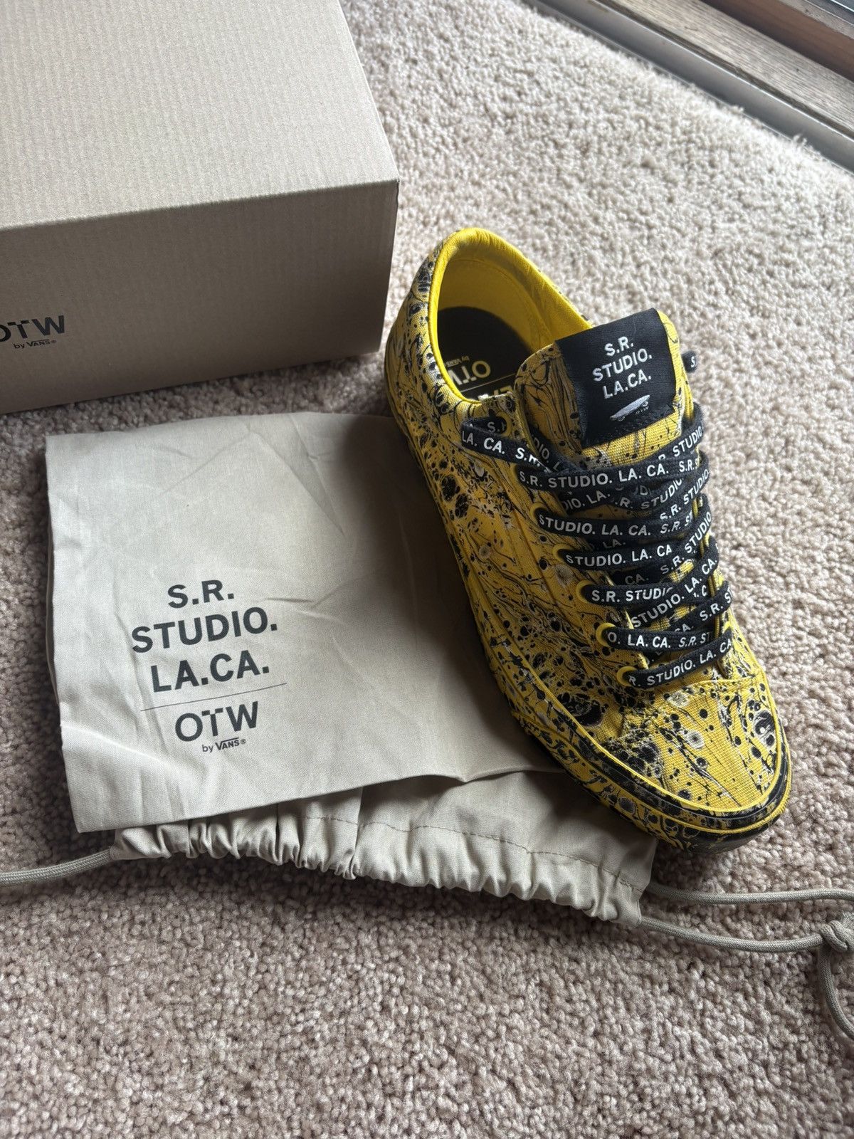 Sterling Ruby Sterling Ruby S.R. Studio Soto yellow vans Size US 11 / EU 44 - 1 Thumbnail